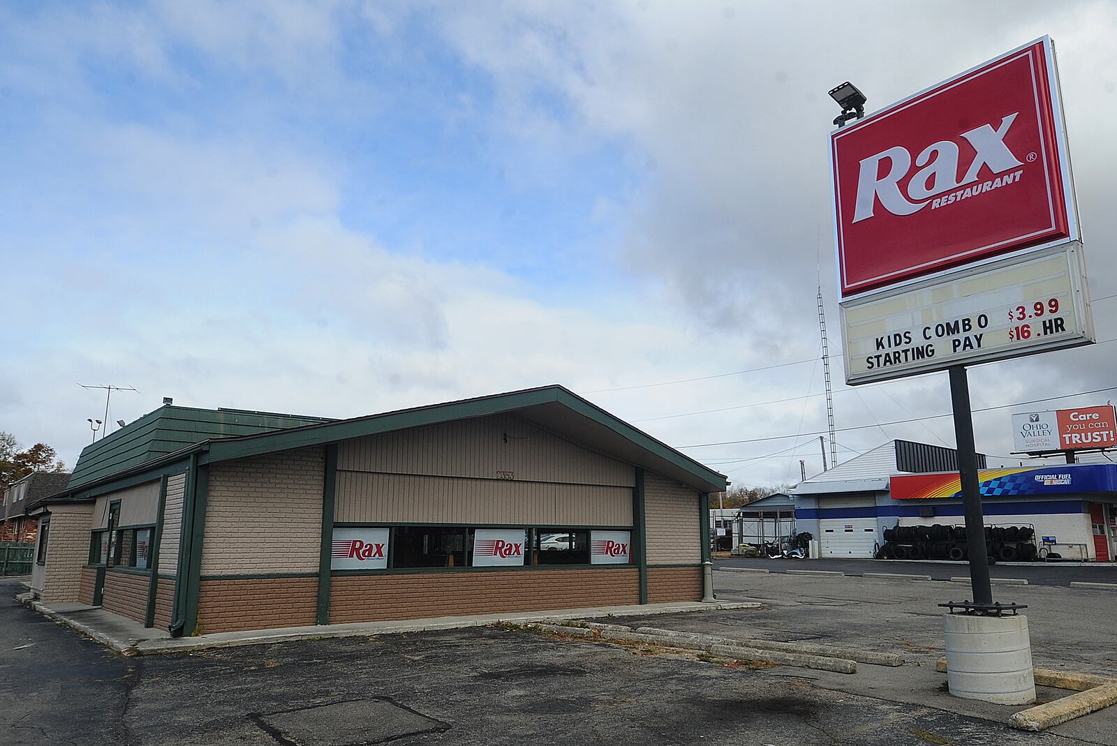 The Rax Restaurant in Park Layne near New Carlisle. MARSHALL GORBY\STAFF