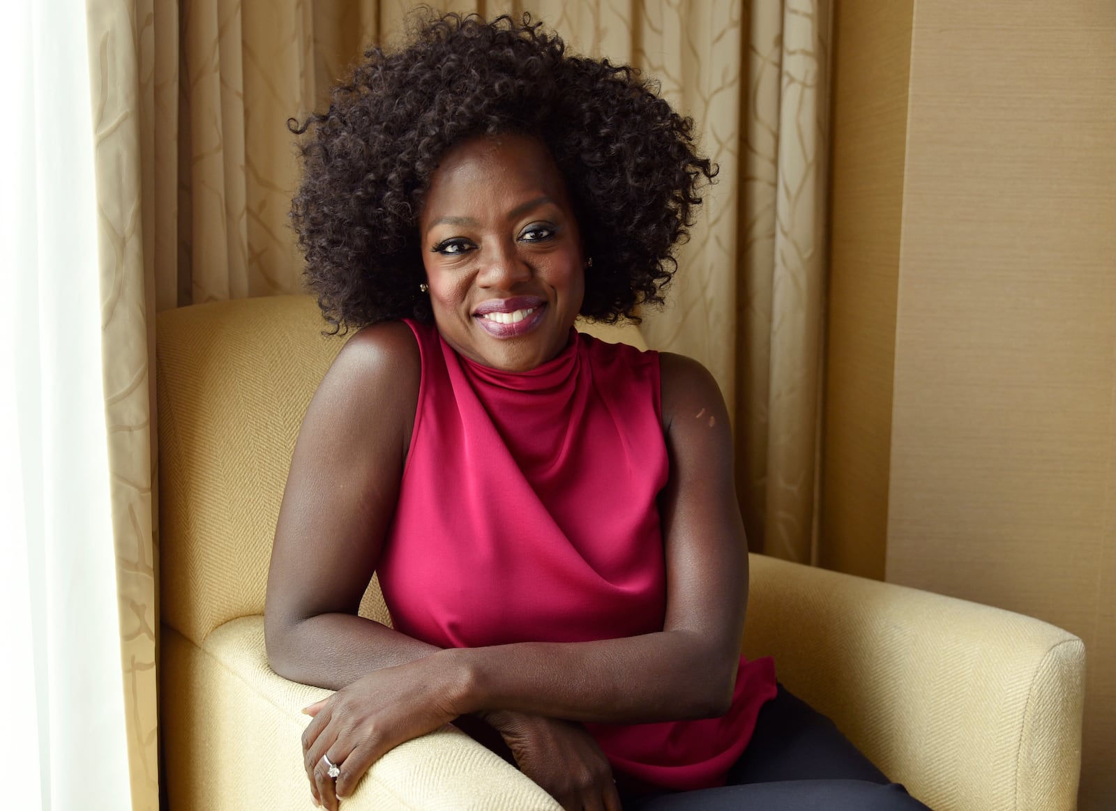 FILE - Viola Davis poses for a portrait during the Toronto International Film Festival in Toronto on Sept. 9, 2018. (Photo by Chris Pizzello/Invision/AP, File)