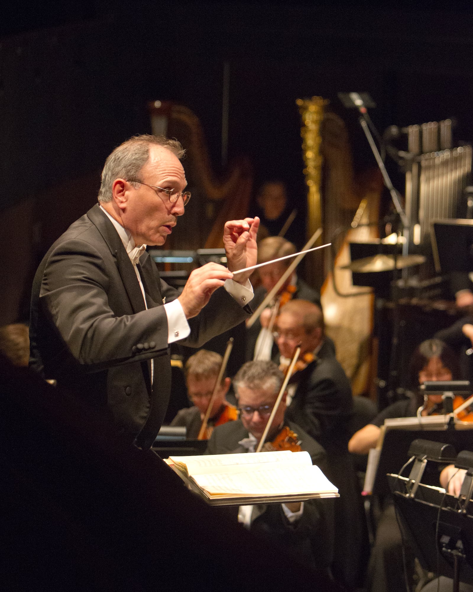 Dayton Philharmonic Orchestra’s artistic director and conductor Neal Gittleman (pictured) is back from a brief medical leave for “Perspectives: War and Peace” at the Schuster Center in Dayton on Friday and Saturday, March 10 and 11.