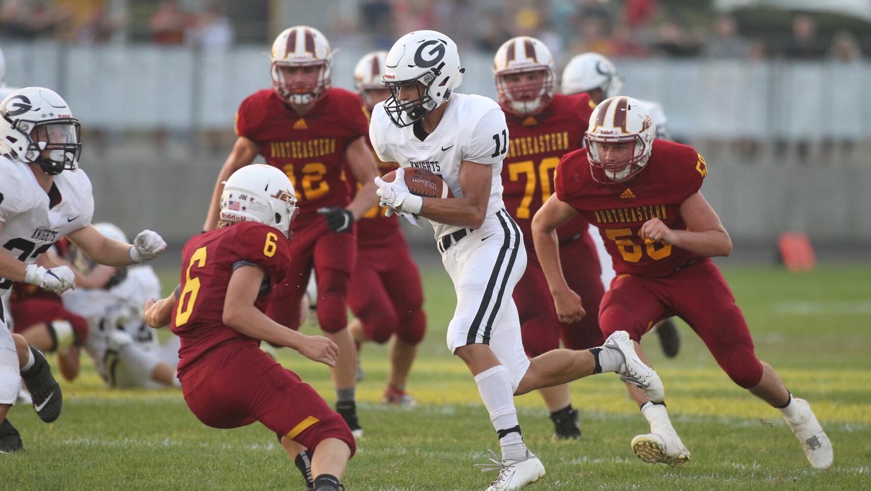 Photos: Greenon at Northeastern in Week 3