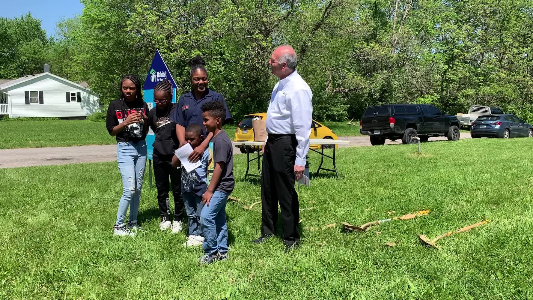 Groundbreaking ceremony for Habitat for Humanity of Greater Dayton’s first Clark County home