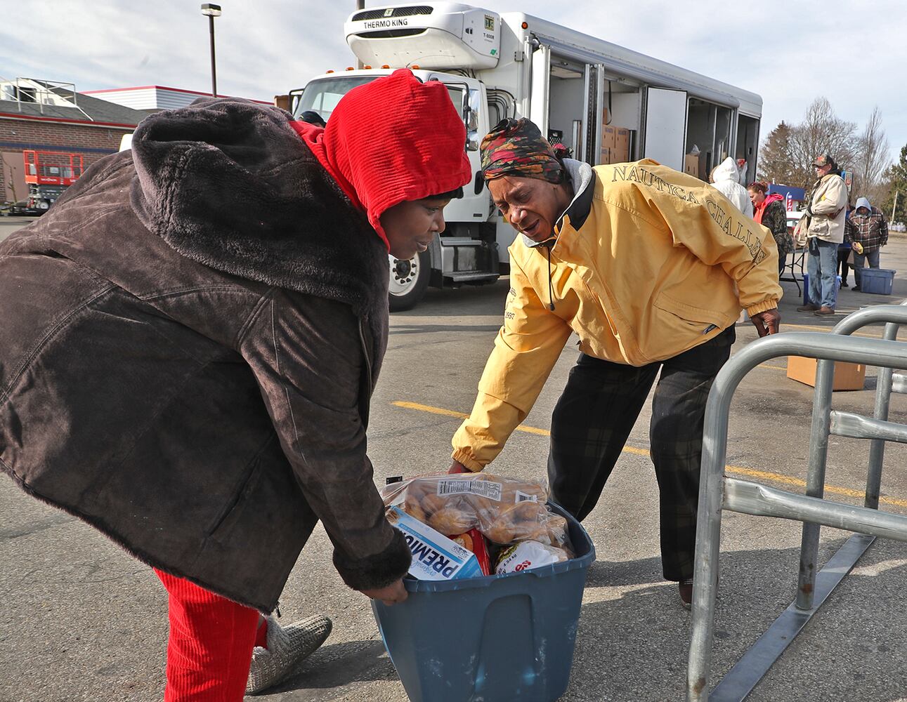 PHOTOS: Second Harvest in Former Kroger Parking Lot