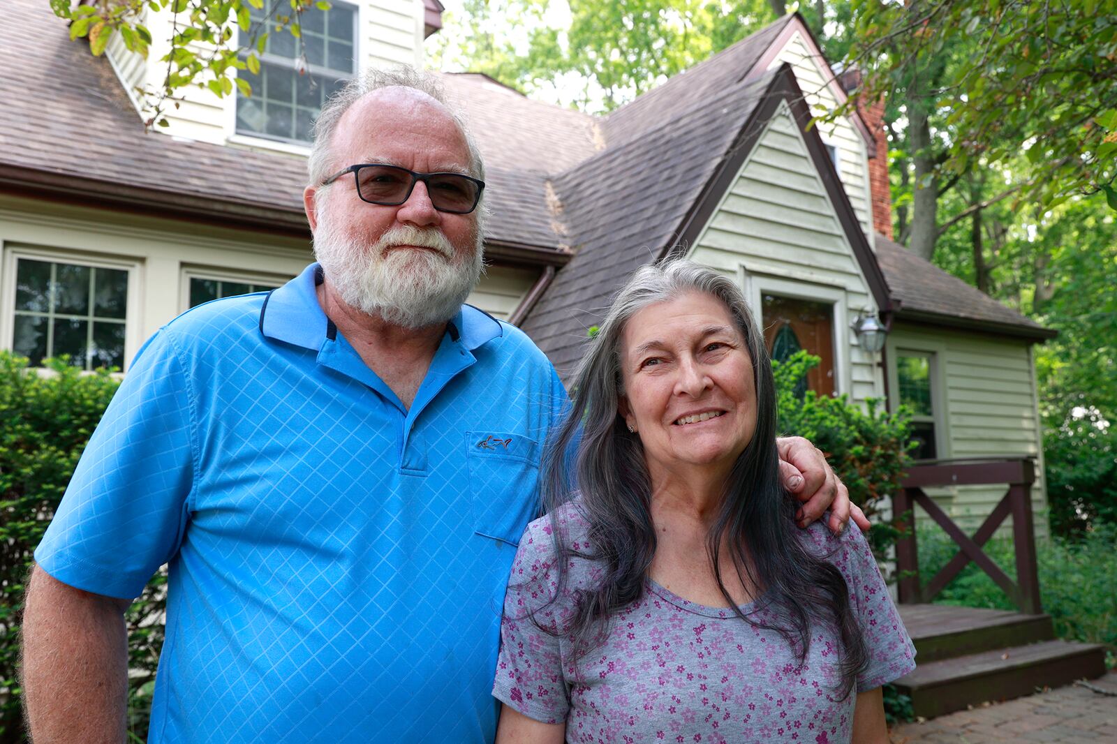 Michael and Cynthia Crumley purchased their home in 1976 and have no plans to downsize. BILL LACKEY/STAFF