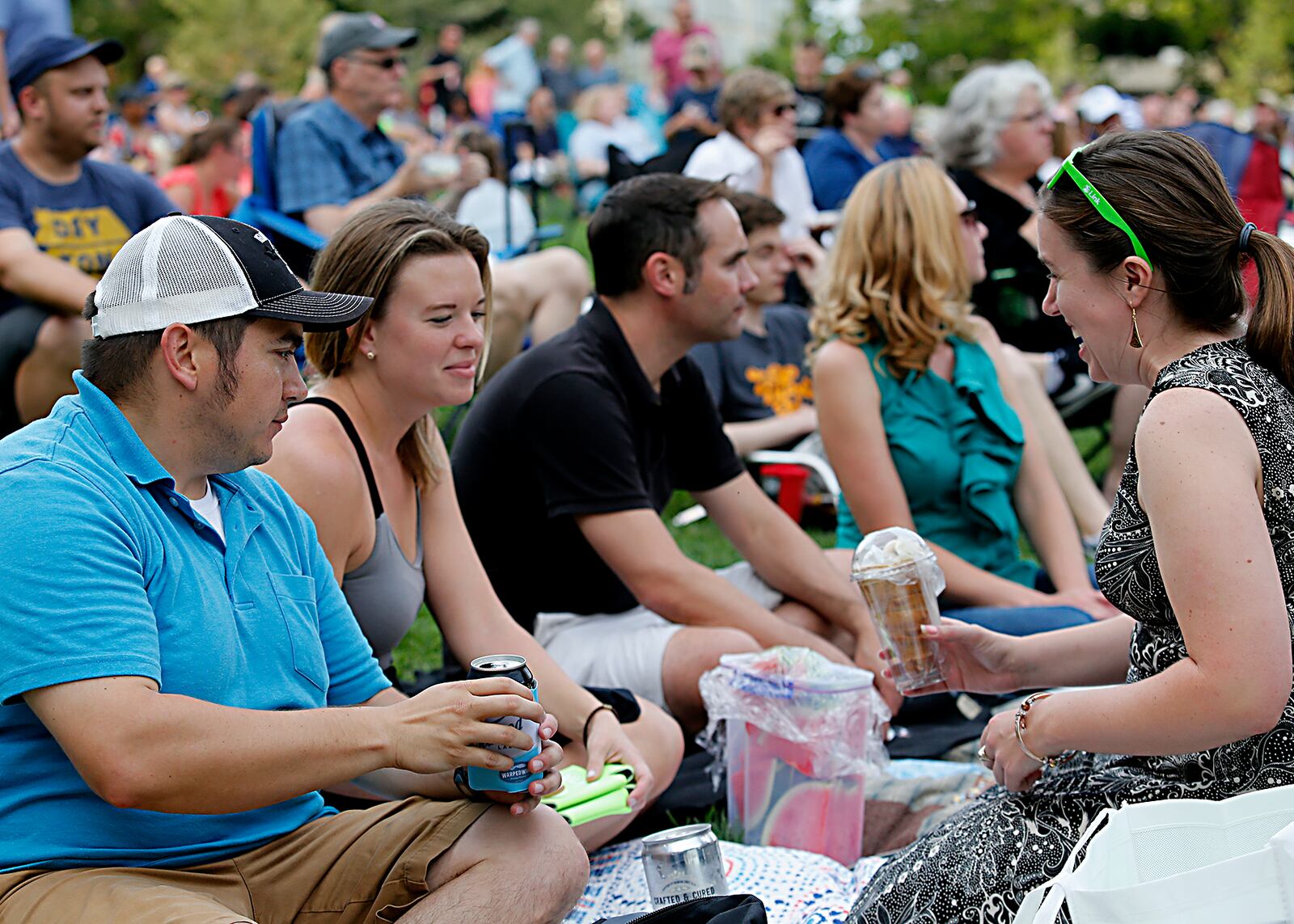 The Levitt Pavilion Dayton held its grand opening on Thursday, Aug. 9, 2018, with a concert by Gina Chavez. Construction of the new venue started in January 2018 on the former Dave Hall Plaza at South Main and East Fifth streets. CONTRIBUTED BY E.L. HUBBARD