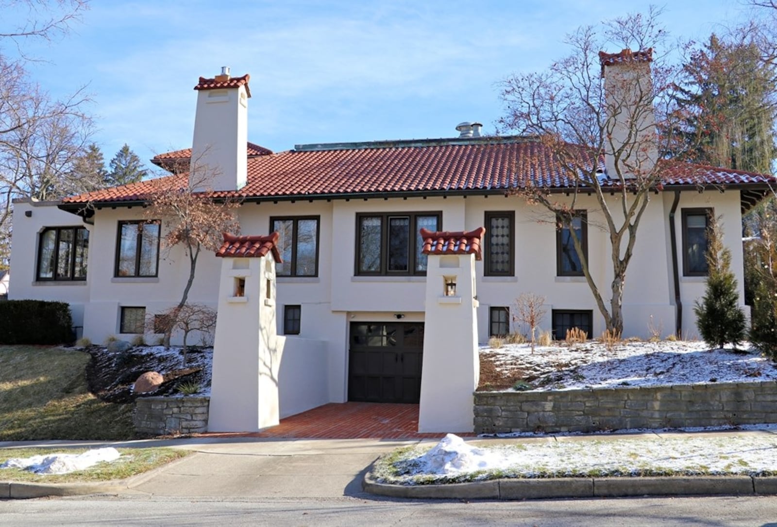 This is another exterior view of the 1915 home in Oakwood.