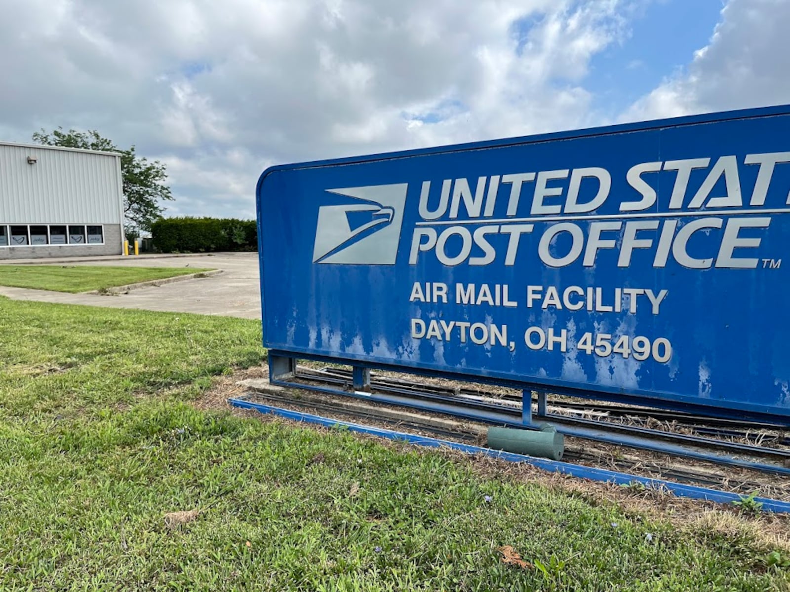 The former Post Office near the Dayton International Airport Joby Aviation controls for future manufacturing operations, in a photo taken in August 2024. THOMAS GNAU/STAFF