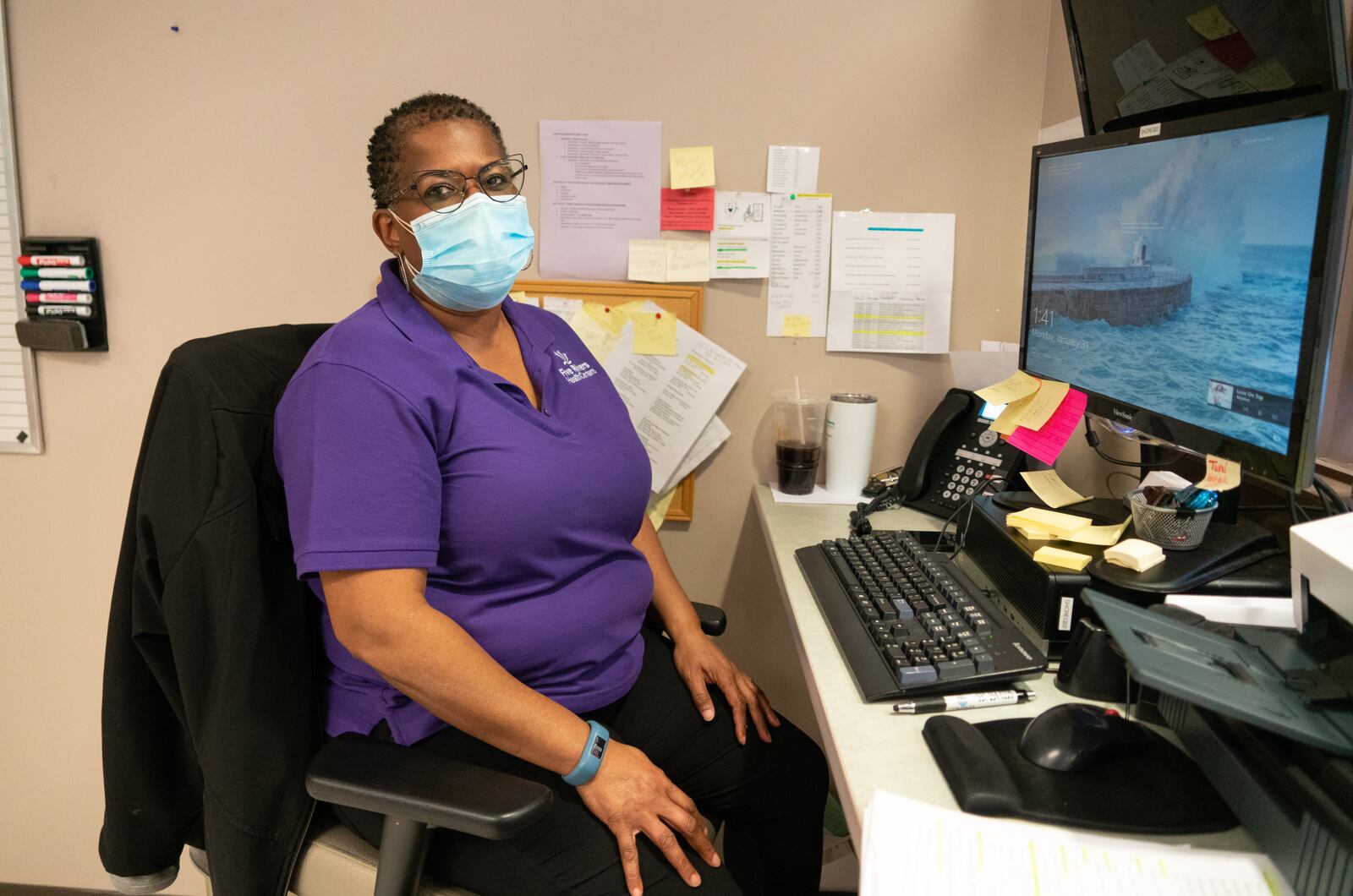 As part of LaShanda Jones' job working the front desk at Samaritan Health Center in the 45417 ZIP code, she asks patients if they have gotten the coronavirus vaccine. If they haven’t, she often asks them why. "“And the first thing they say is it was made too quick, the government is trying to inject a chip into us and track us and why get the shot if you still can get COVID,” she said.