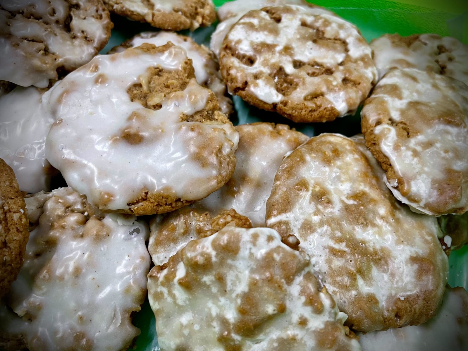 Iced Gingerbread Oatmeal Cookies were some of the winning treats in the Cox First Media Holiday Cookie Contest in 2024. The recipe calls for cinnamon, nutmeg and more flavors of the season. NATALIE JONES/STAFF