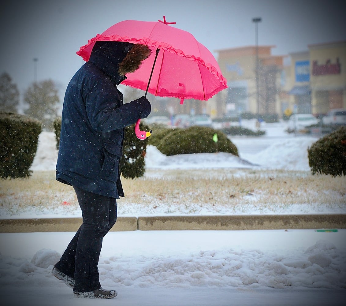 Winter weather strikes Miami Valley