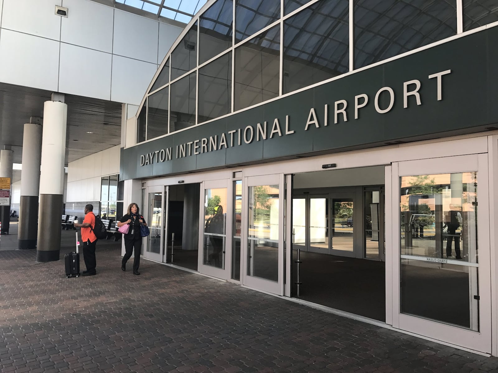 Outside Dayton International Airport