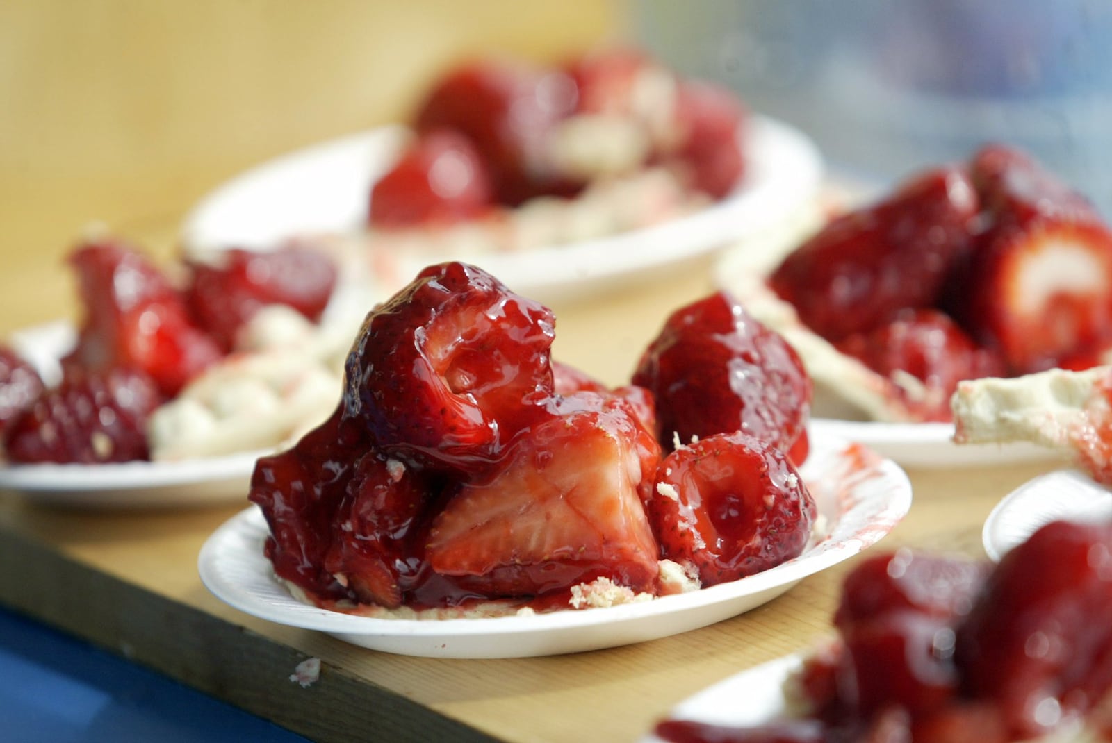 Strawberry pie is always a hot seller at the Troy Strawberry Festival. CONTRIBUTED