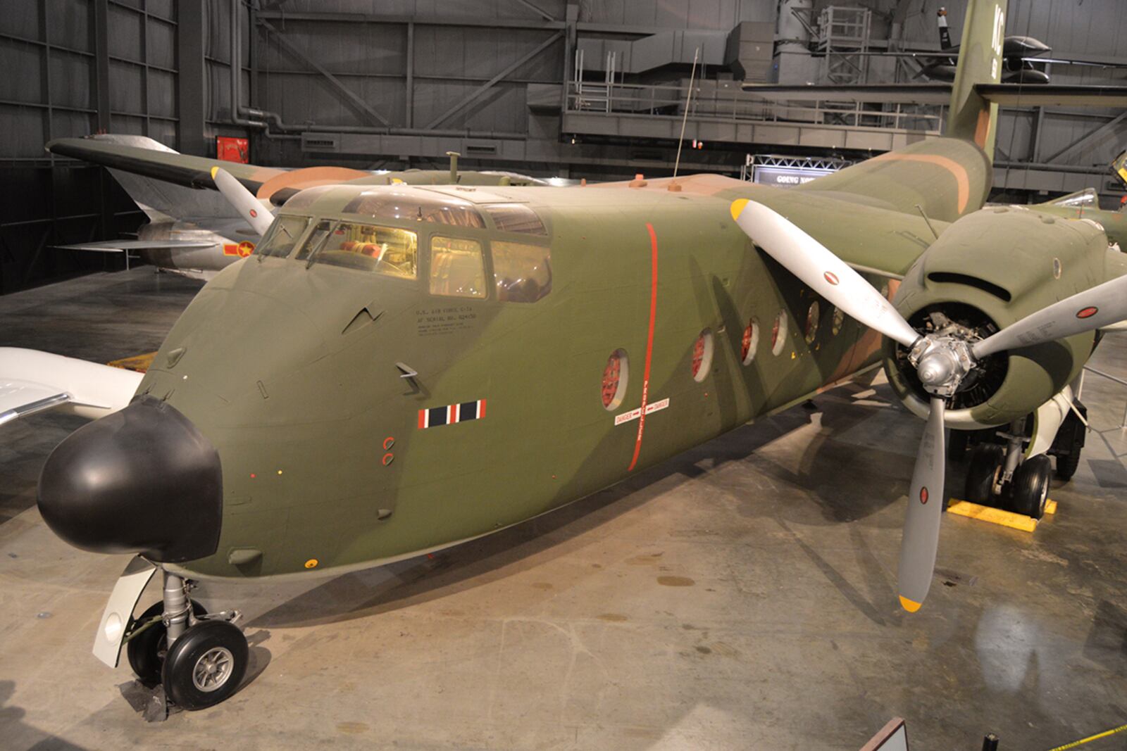 De Havilland C-7A Caribou in the Southeast Asia War Gallery at the National Museum of the United States Air Force. U.S. AIR FORCE PHOTO