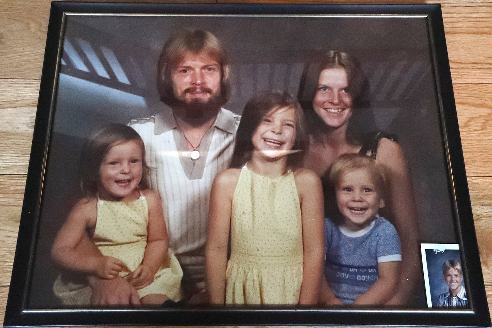 The Titus family when their children were small. BILL LACKEY/STAFF