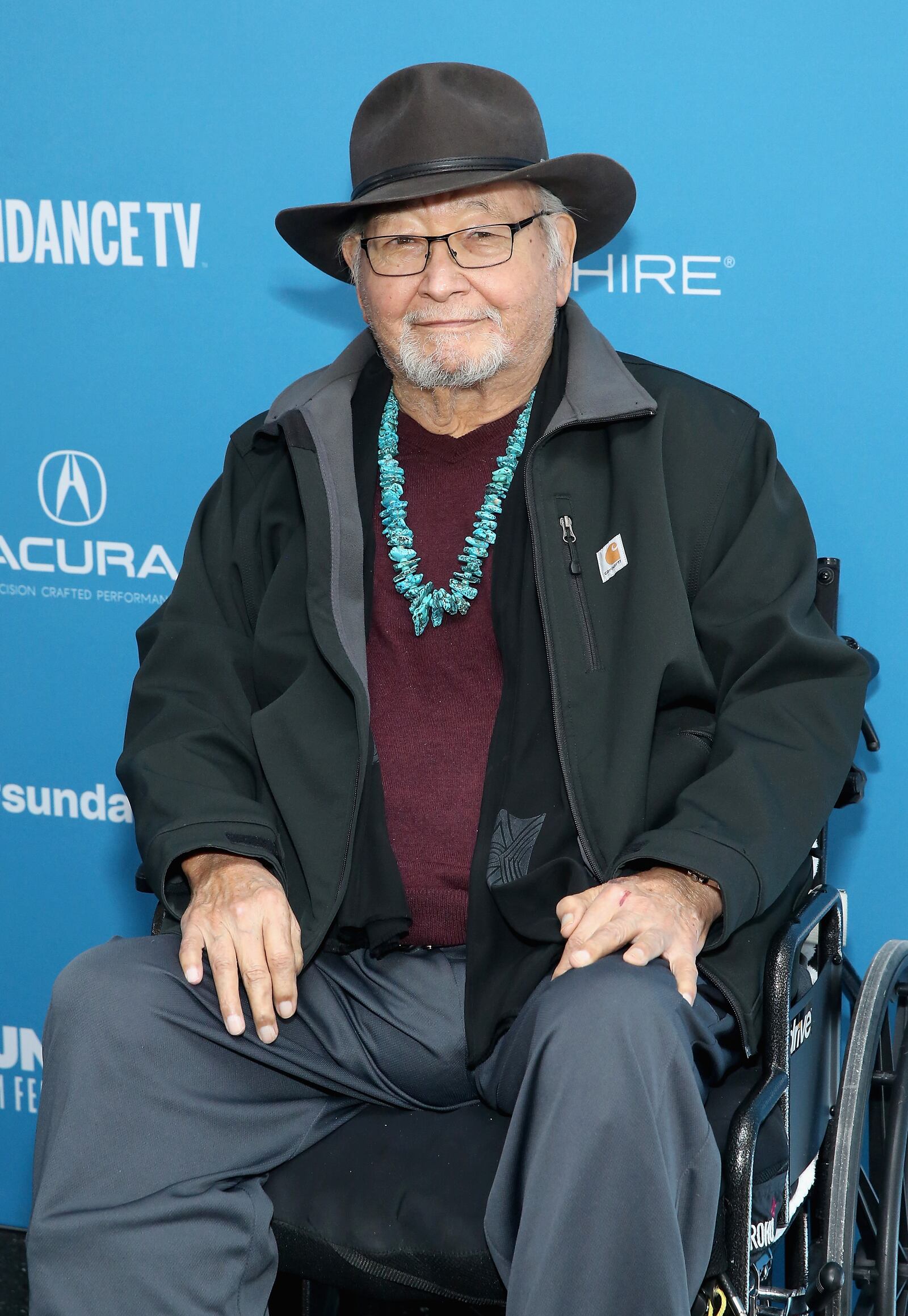 PARK CITY, UT - JANUARY 29:  Film Subject N. Scott Momaday attends the "N. Scott Momaday: Words From A Bear" Premiere during the 2019 Sundance Film Festival at Library Center Theater on January 29, 2019 in Park City, Utah.  (Photo by Robin Marchant/Getty Images)