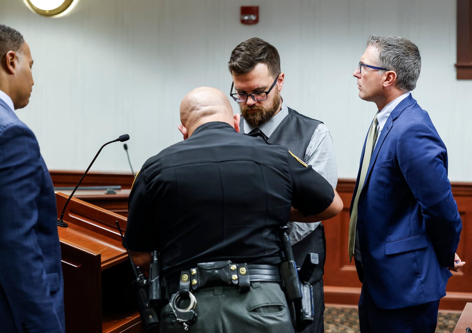 John Carter was sentenced to 3 years in prison Thursday, July 18, 2024 after pleading guilty to involuntary manslaughter in the death of Katelyn Markham. NICK GRAHAM/STAFF