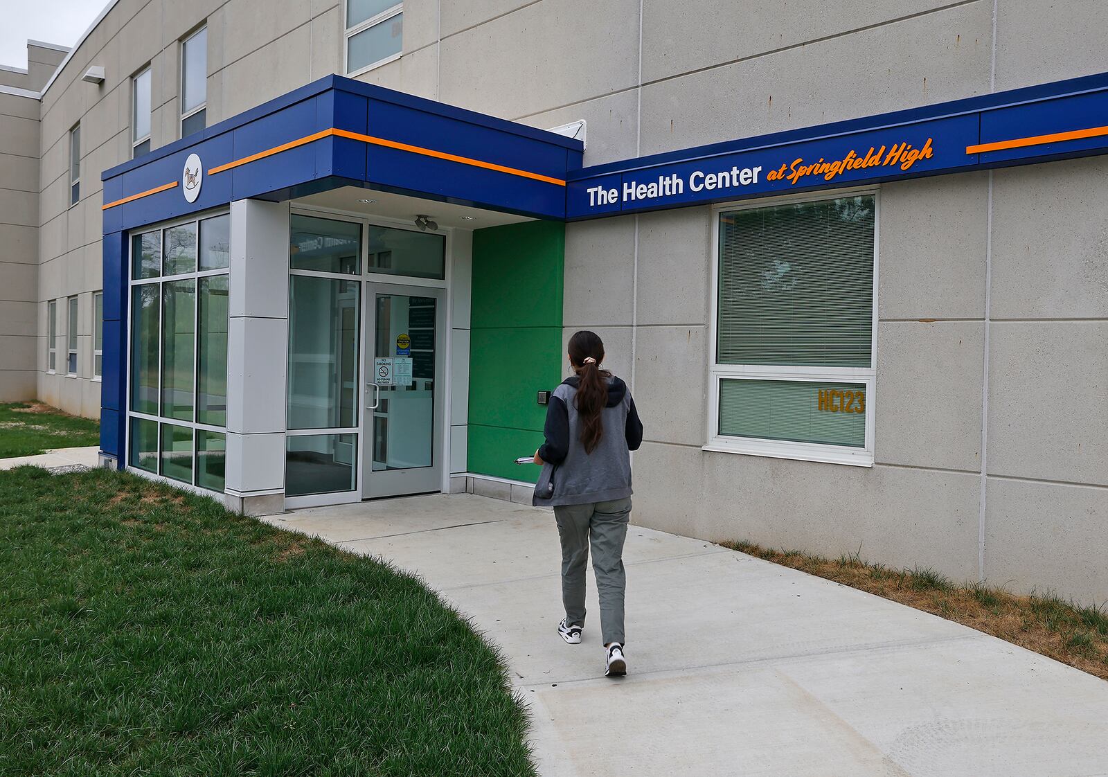 While The Health Center at Springfield High School  has only been open for a few weeks, they have already seen over 100 patients. BILL LACKEY/STAFF