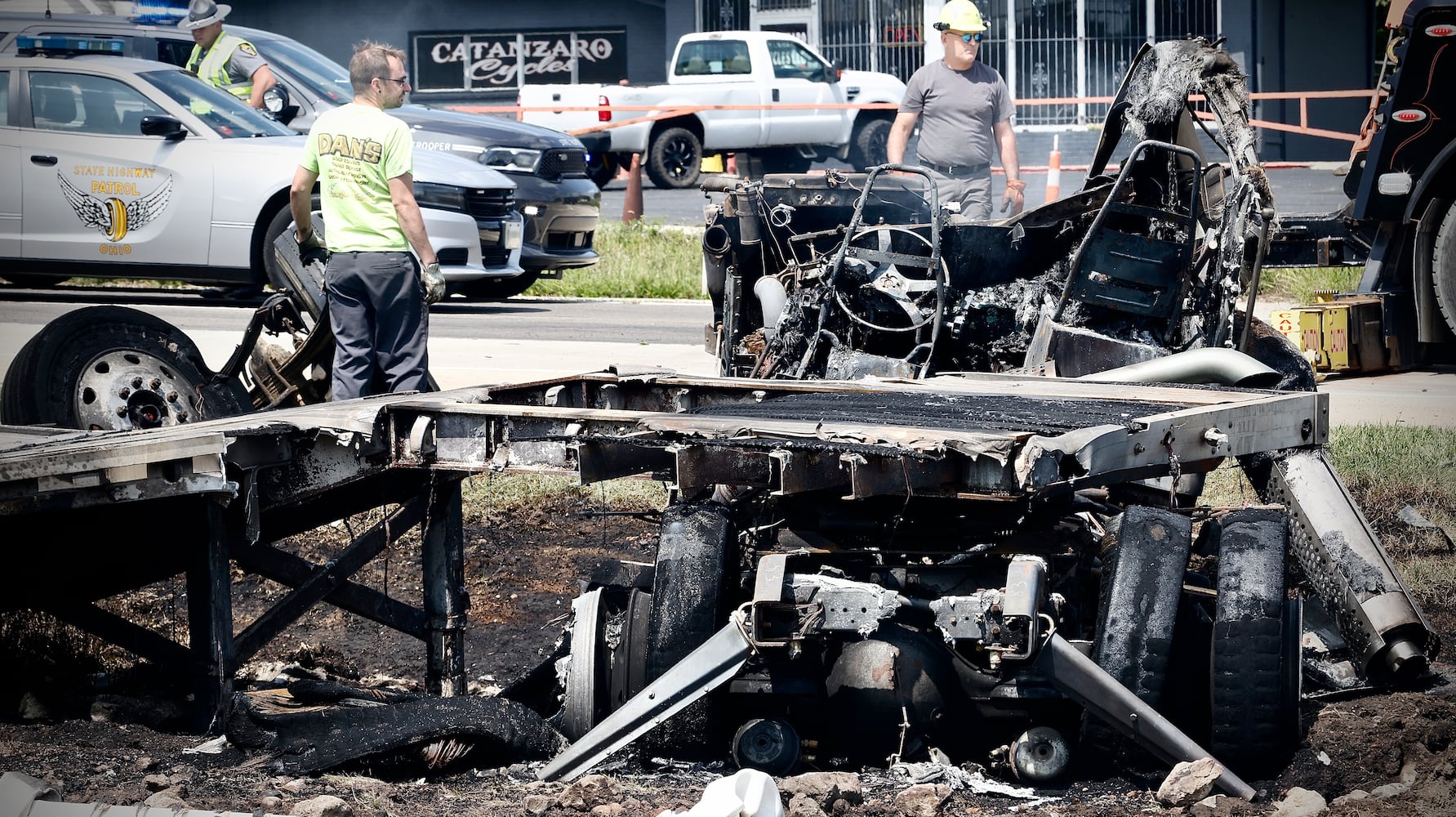 Clark County semi crash