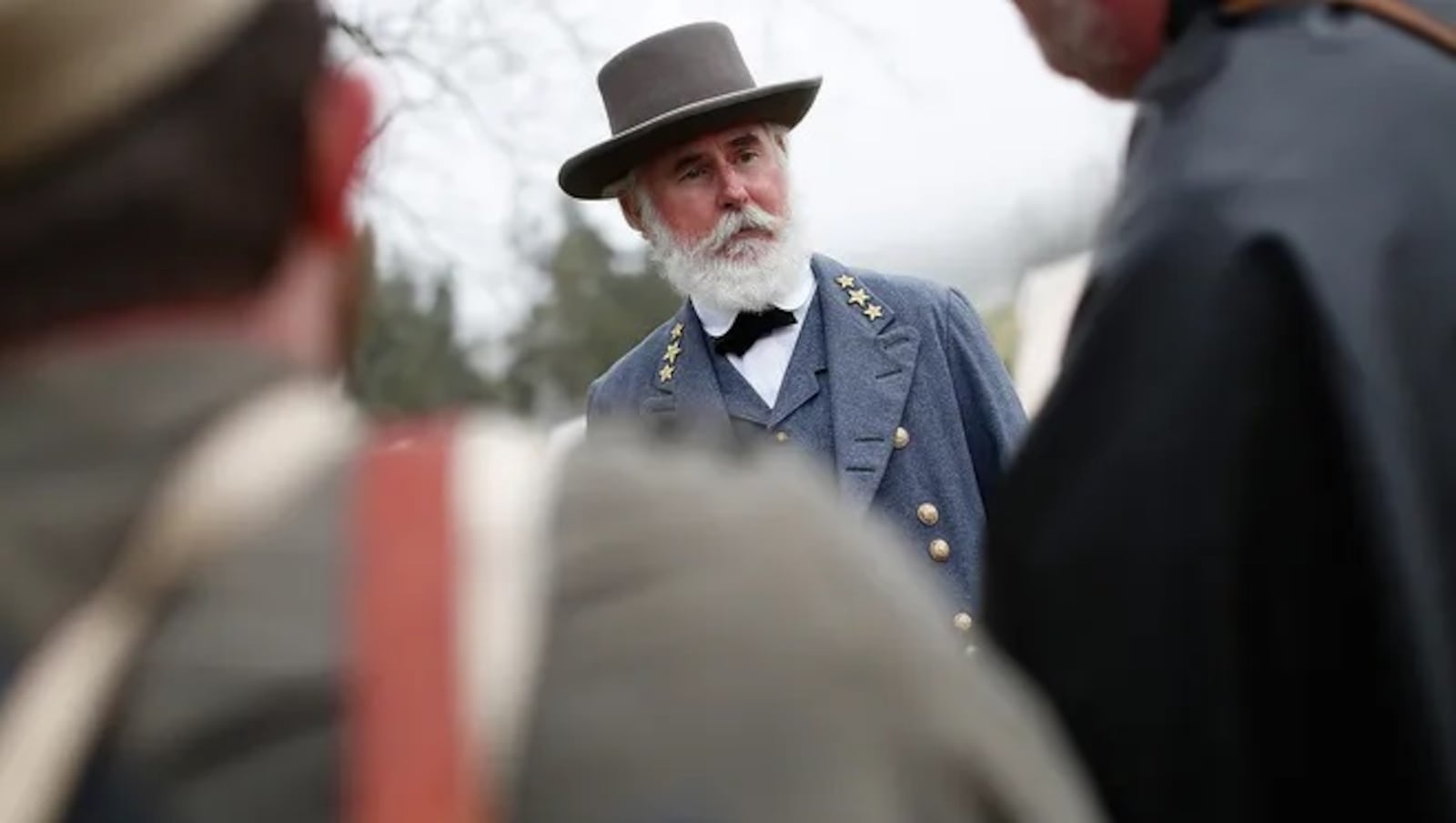 When the National Park Service observed the 150th anniversary of Lee’s surrender to Grant at Appomattox Courthouse in 2015, it invited Thomas Jessee to portray Lee and Curt Fields, Grant. The two will again share top billing as they discuss the 1864 Overland Campaign and the surrender March 8 at the annual Springfield Civil War Symposium at the Heritage Center. (CONTRIBUTED)