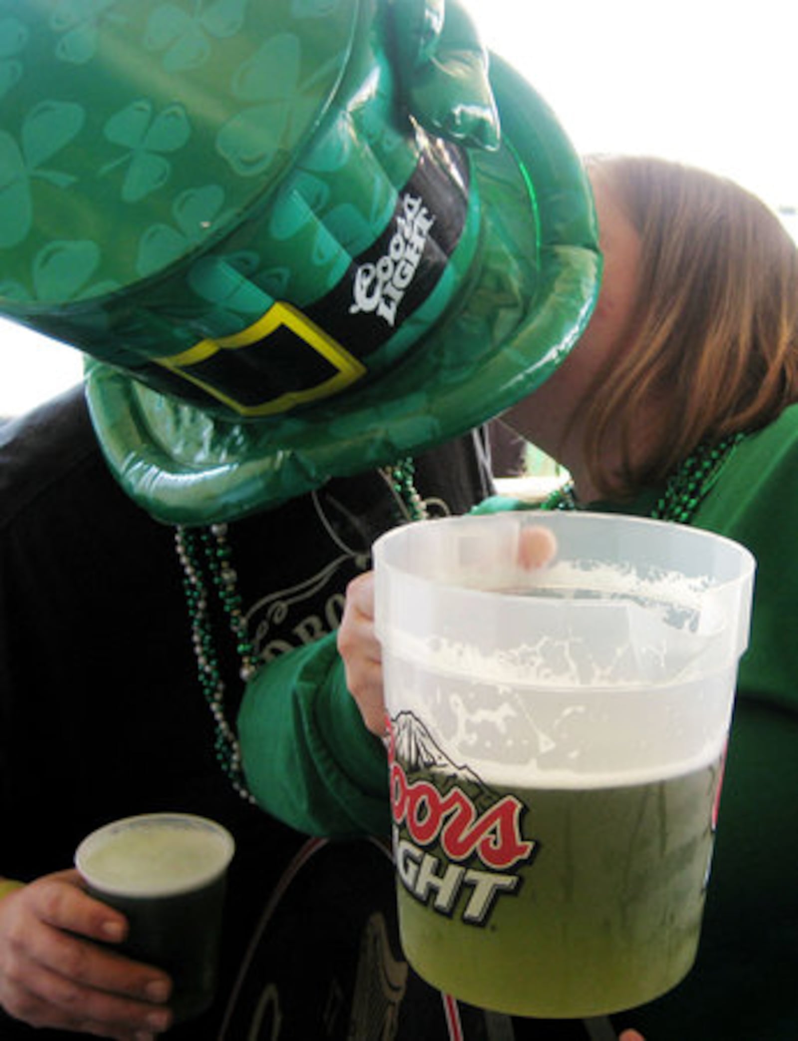 St. Patrick's Day festivities at O'Conners Irish Pub in Springfield on March 17, 2009.