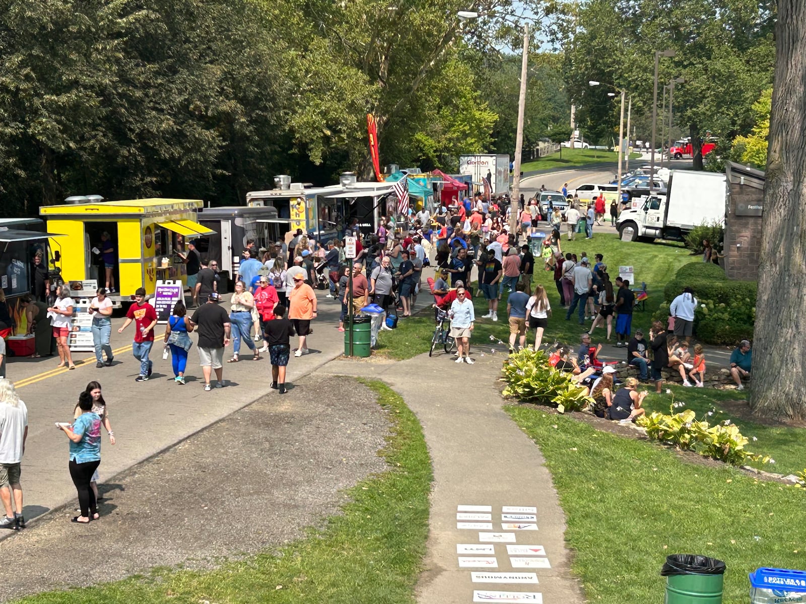 Crowds began arriving even before the ninth annual Springfield Rotary Gourmet Food Truck Competition officially opened on Saturday in Veterans Park, eager to check out the delicacies of 32 participating food trucks.