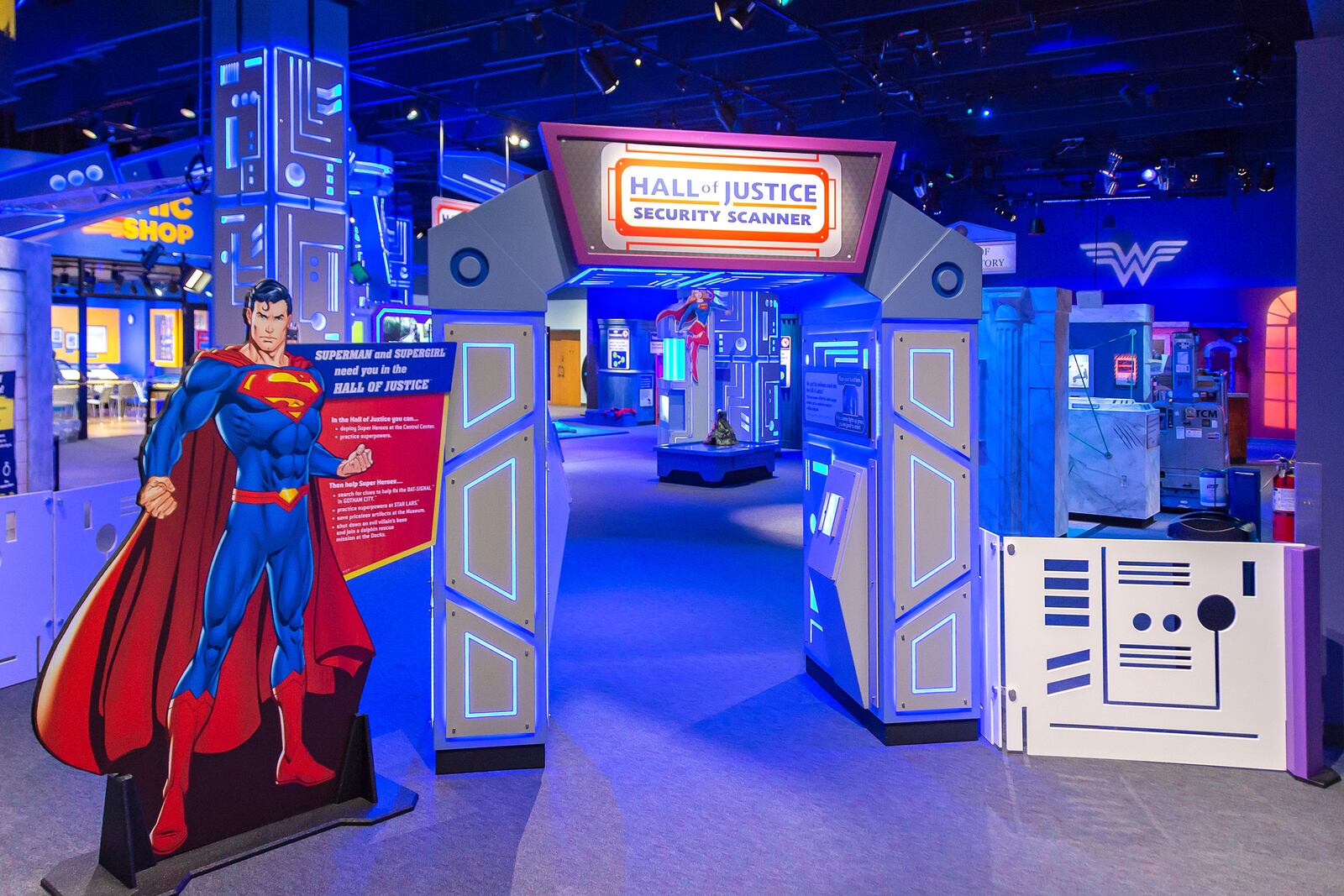 DC SUPER HEROES: Discover Your Superpowers, an exhibition featuring the iconic characters of comics, film and graphic novels, will open at COSI Feb. 8 and run through May 25.