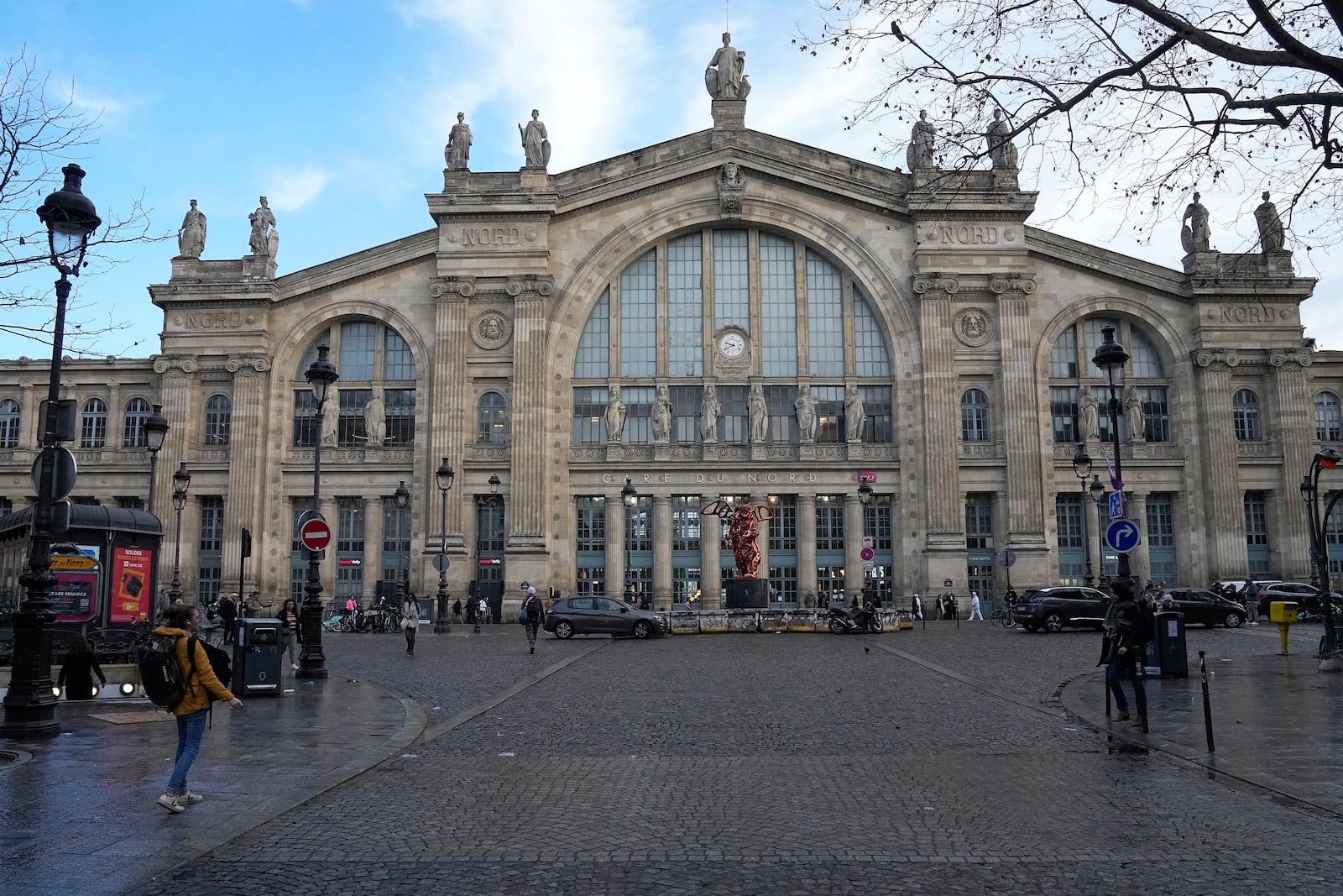 FILE - The Gare du Nord train station is pictured on Jan. 11, 2023 in Paris. (AP Photo/Michel Euler, File)