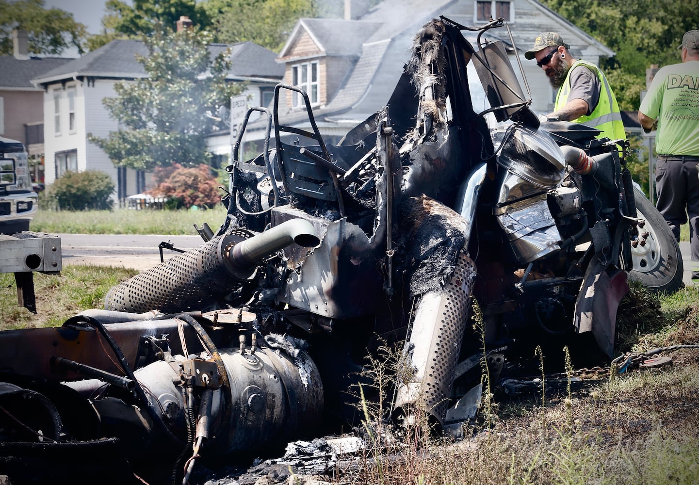 Clark County semi crash