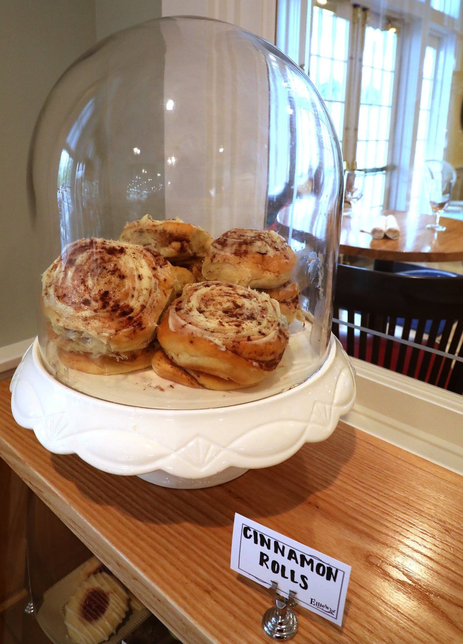 Some of the baked goods at Ellie’s Restaurant & Bakery. BILL LACKEY/STAFF