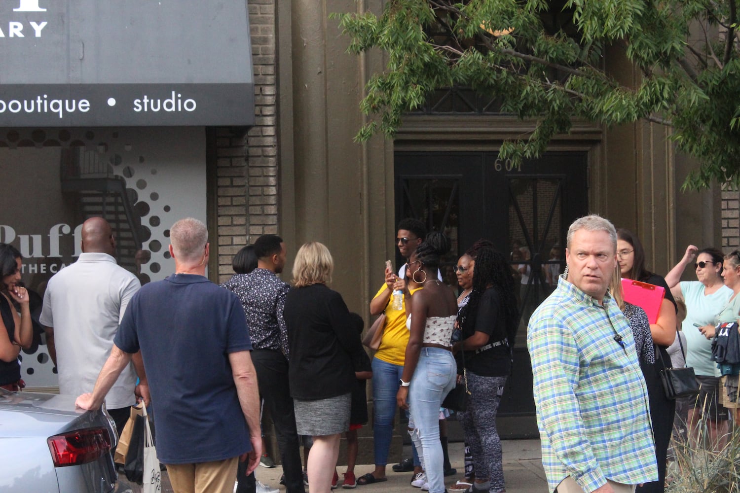 PHOTOS: John Legend visits the Oregon District to show support for the community