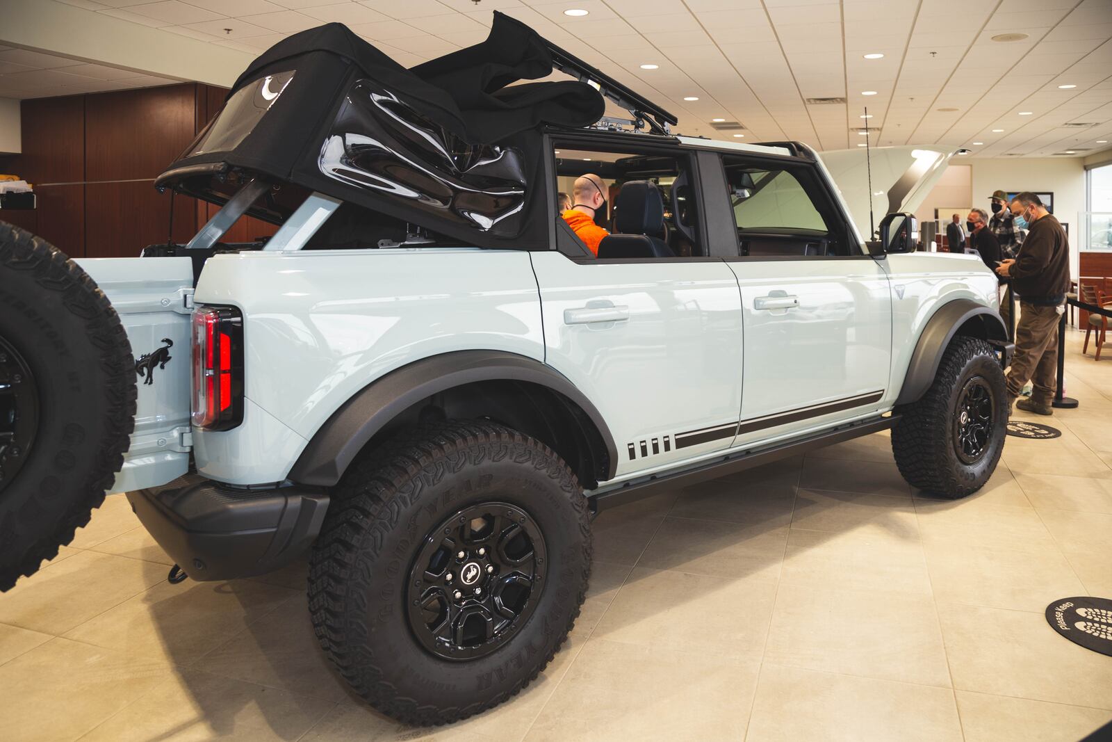 Beau Townsend Ford in Vandalia showed off the new 2021 Ford Full-Size Bronco in its showroom at an event Monday that attracted city leaders and Ford Motor Company representatives. CONTRIBUTED