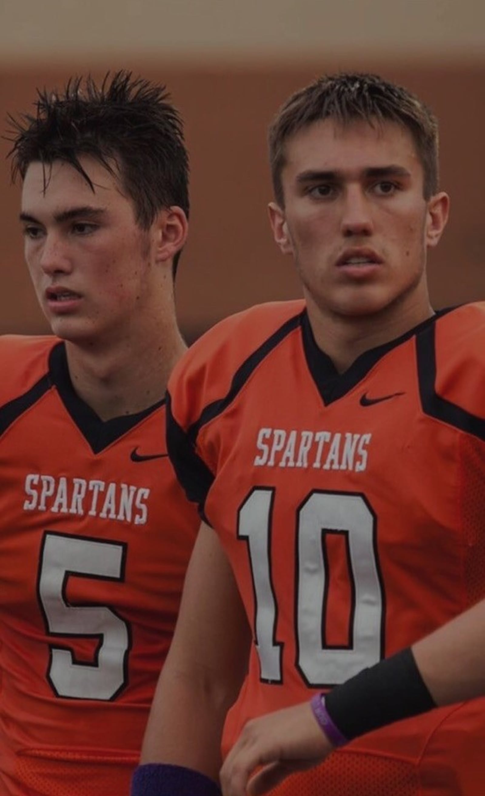 Waynesville High football stars Riley Blankenship (left) and Anthony Carmichael. Contributed