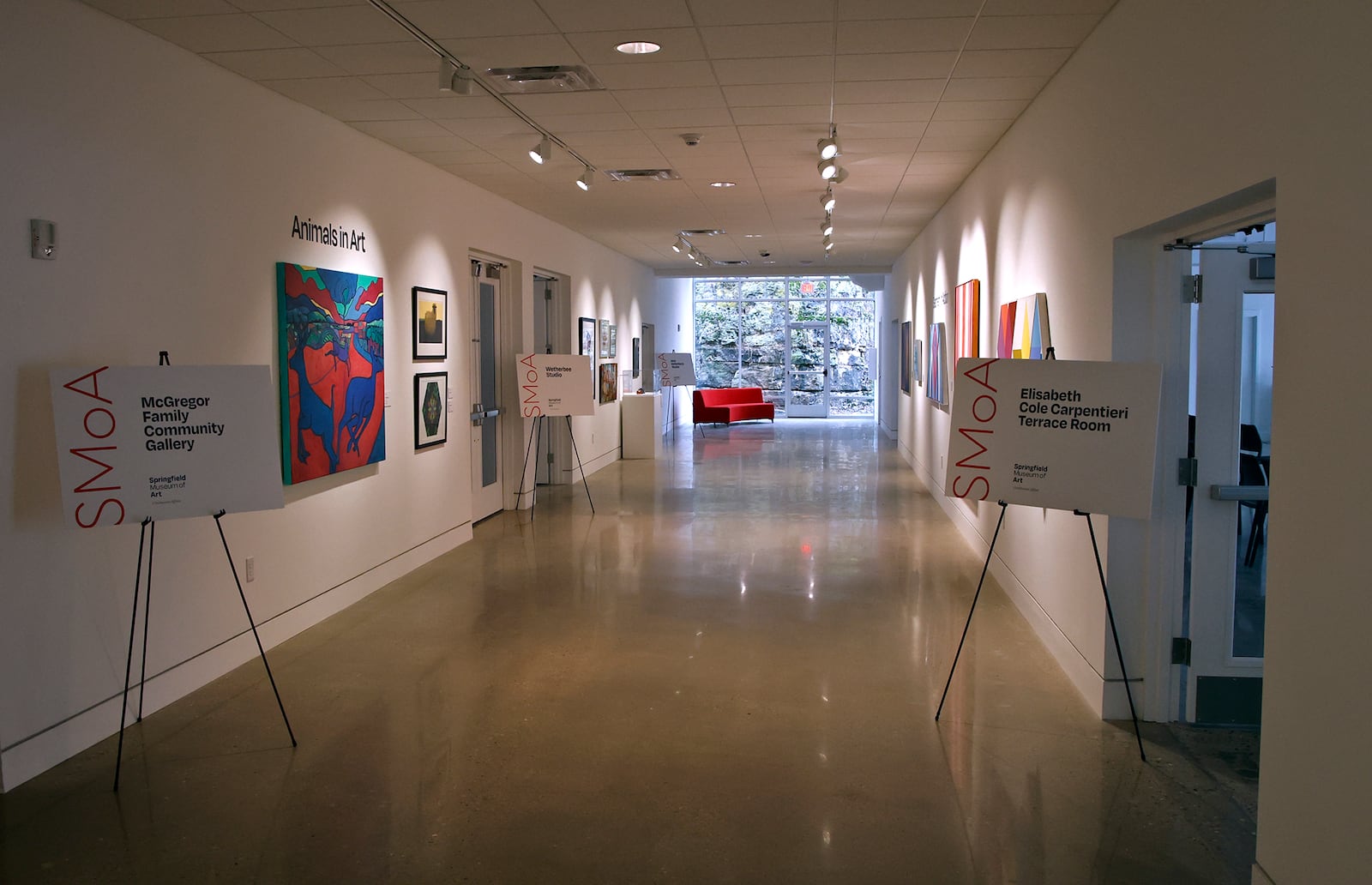 The newly renovated North Wing of the Springfield Museum of Art Thursday, Jan. 25, 2024. The public is invited to the grand opening of the North Wing on Saturday, Jan. 27 from 11am-3pm. BILL LACKEY/STAFF