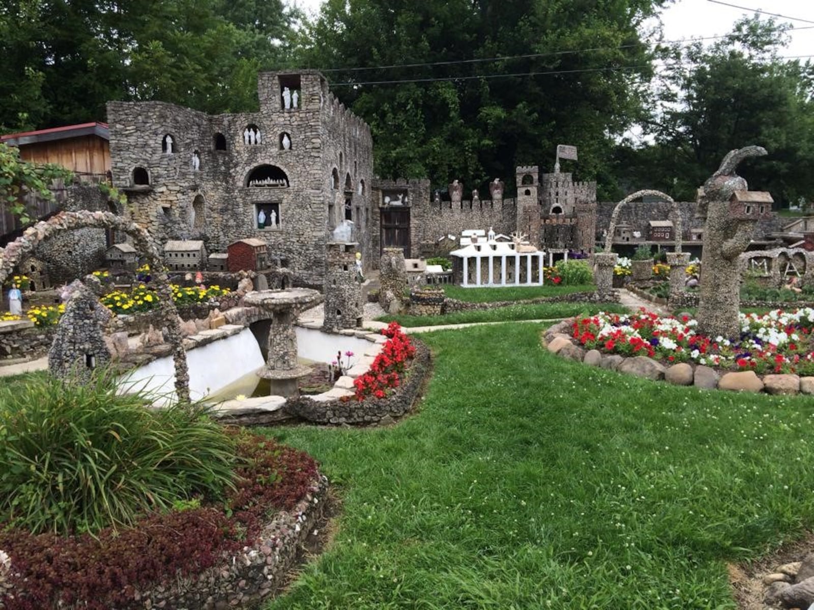 Hartman Rock Garden is the home of some unique rock artwork. ALEXIS LARSEN/CONTRIBUTED