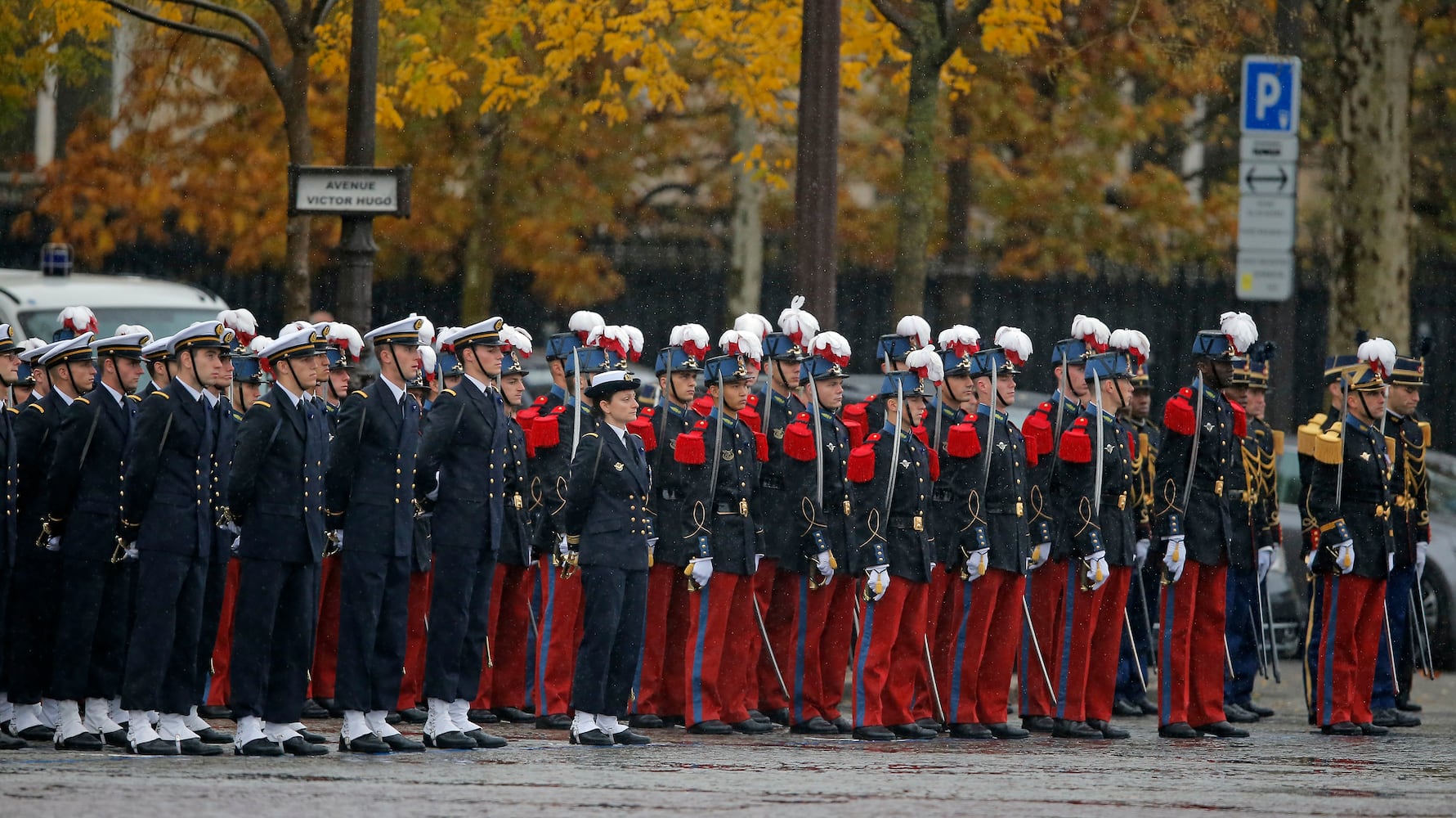 Photos: Trump, world leaders mark 100 years since World War I armistice