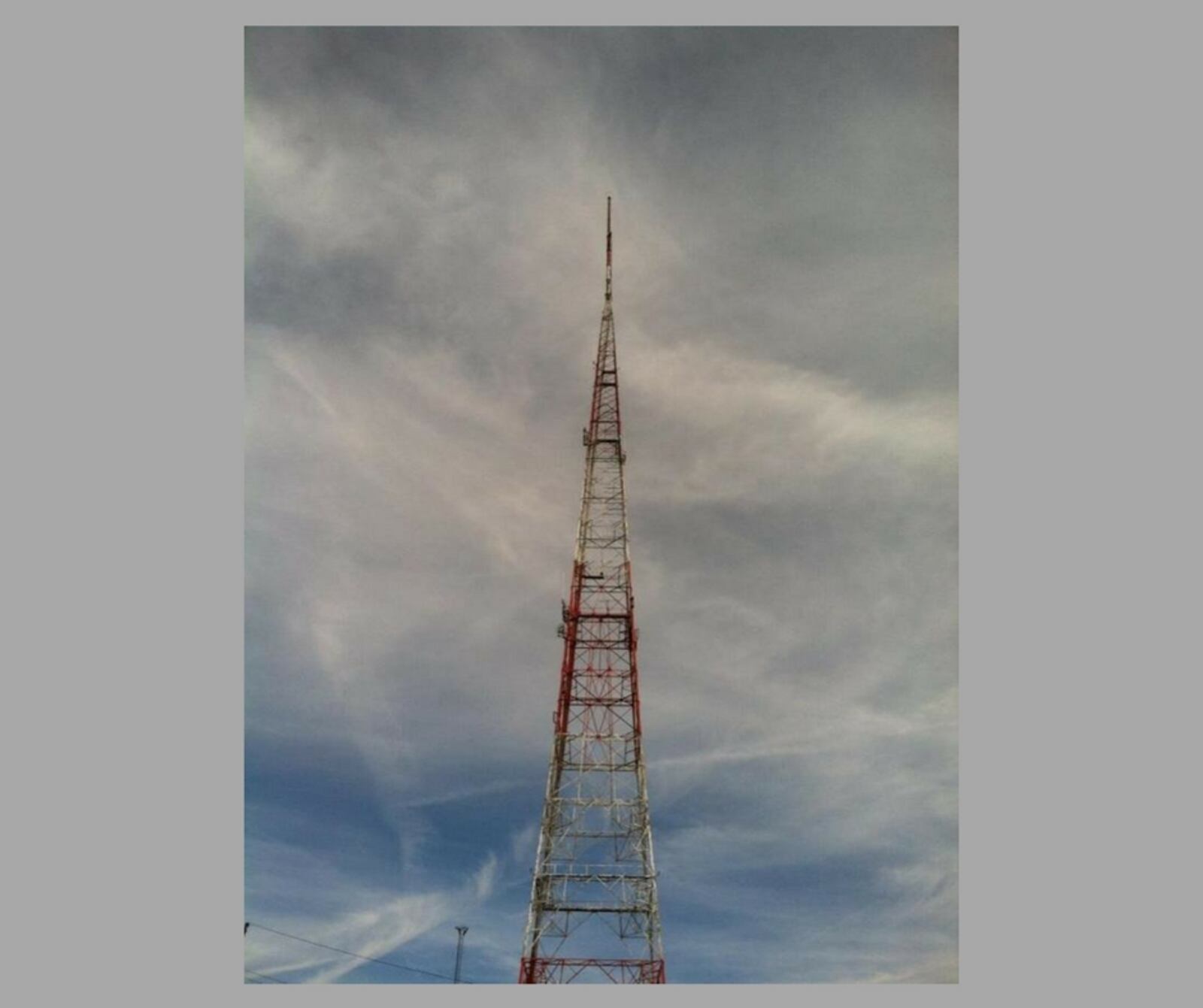 Photo of the WHIO tower by Becky Grimes.