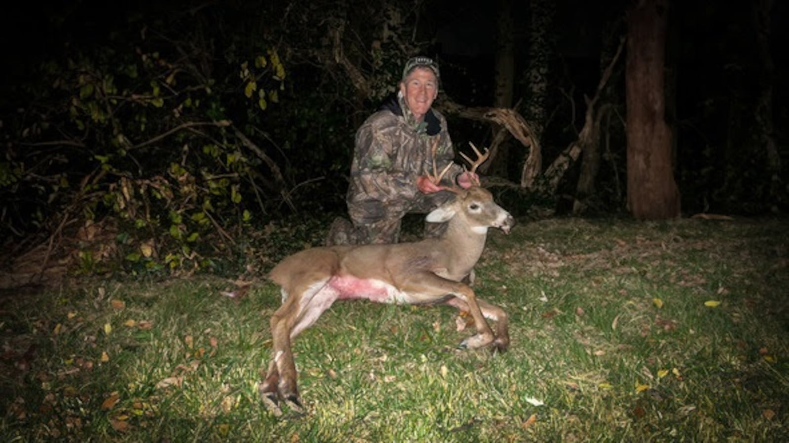 Ohio Lt. Gov. Jon Husted is shown with an eight-point white-tailed buck he harvested in November 2023 in Morrow County with a 10-point crossbow made in Ohio. CONTRIBUTED