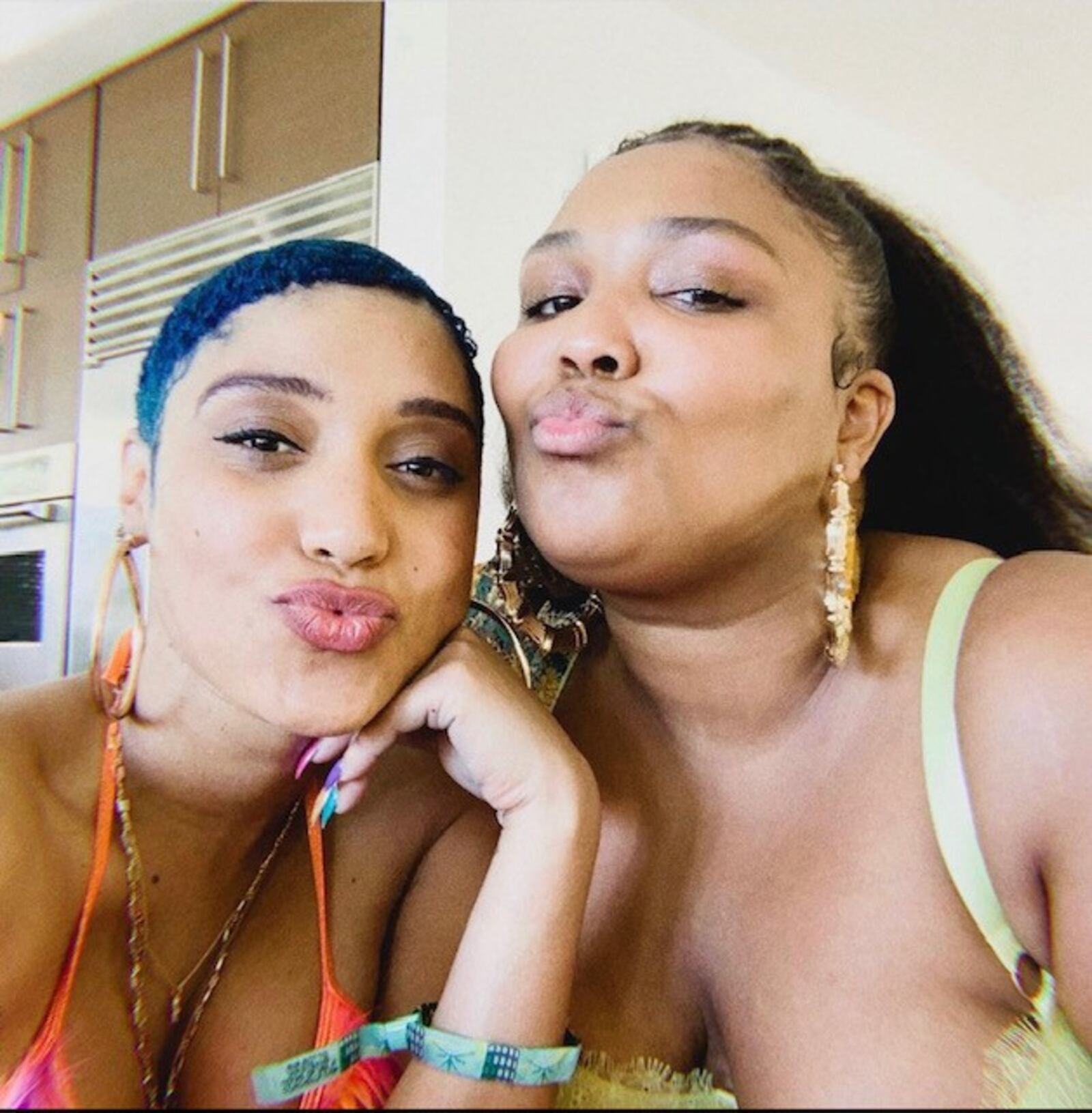 Wayne High School graduate Lauren Alford, the daughter of  Michael and Virginia Mack, deejays for singer Lizzo under the stage name Sophia Eris.  Lizzo  created  video message of support to Eris' mother, a unltrasound tech for Kettering Health Network, and other healthcare workers around the nation.   Pictured: Sophia Eris and Lizzo.