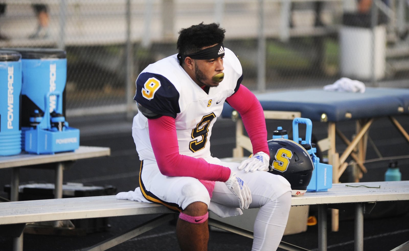 Springfield’s Tavion Smith and the Wildcats had their undefeated season ended. Northmont defeated visiting Springfield 25-7 in a Week 7 high school football game on Friday, Oct. 5, 2018. MARC PENDLETON / STAFF