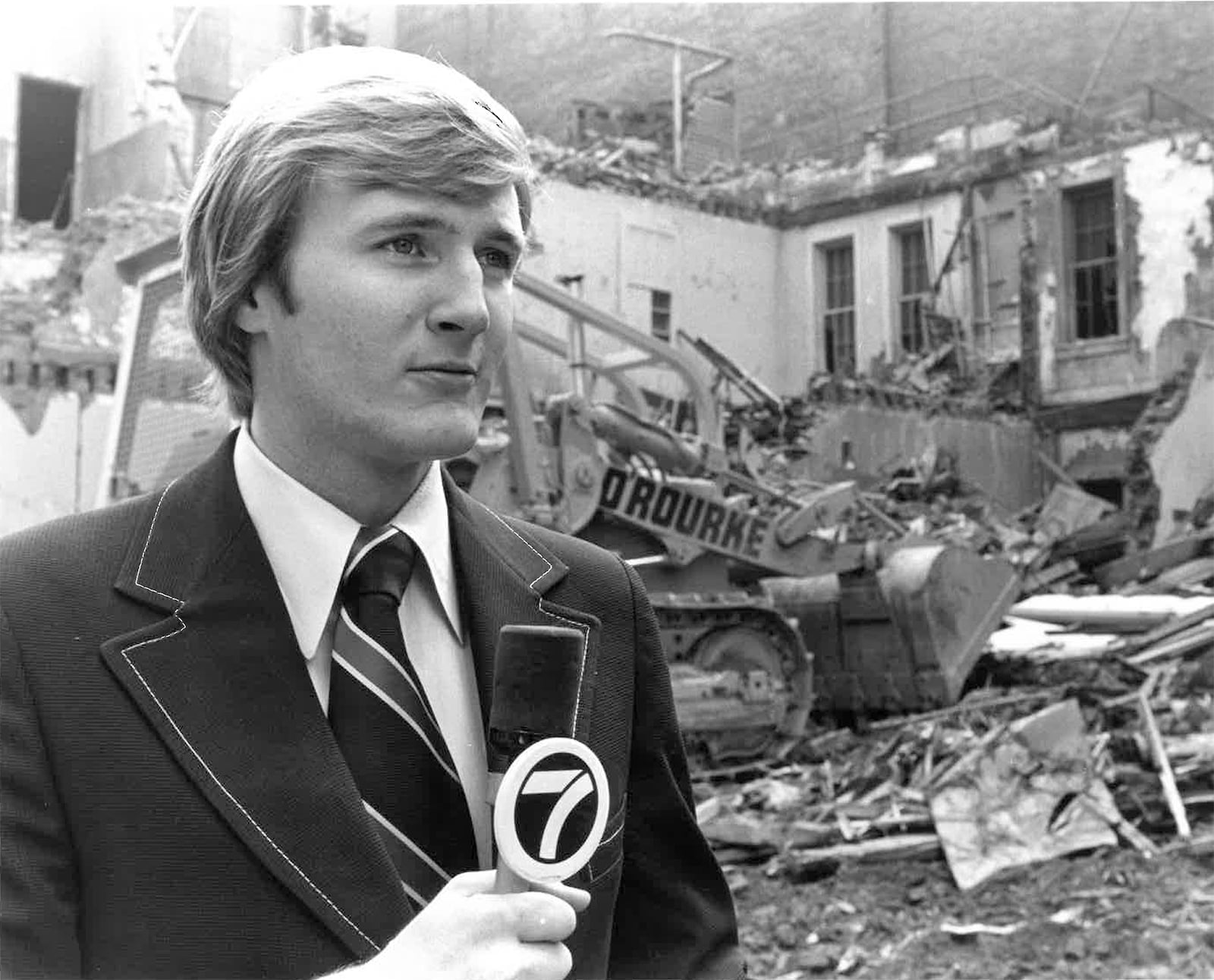 Jim Baldridge began working at WHIO-TV in 1972 and took over as main anchor when Don Wayne retired in 1988. WHIO-TV file photo 