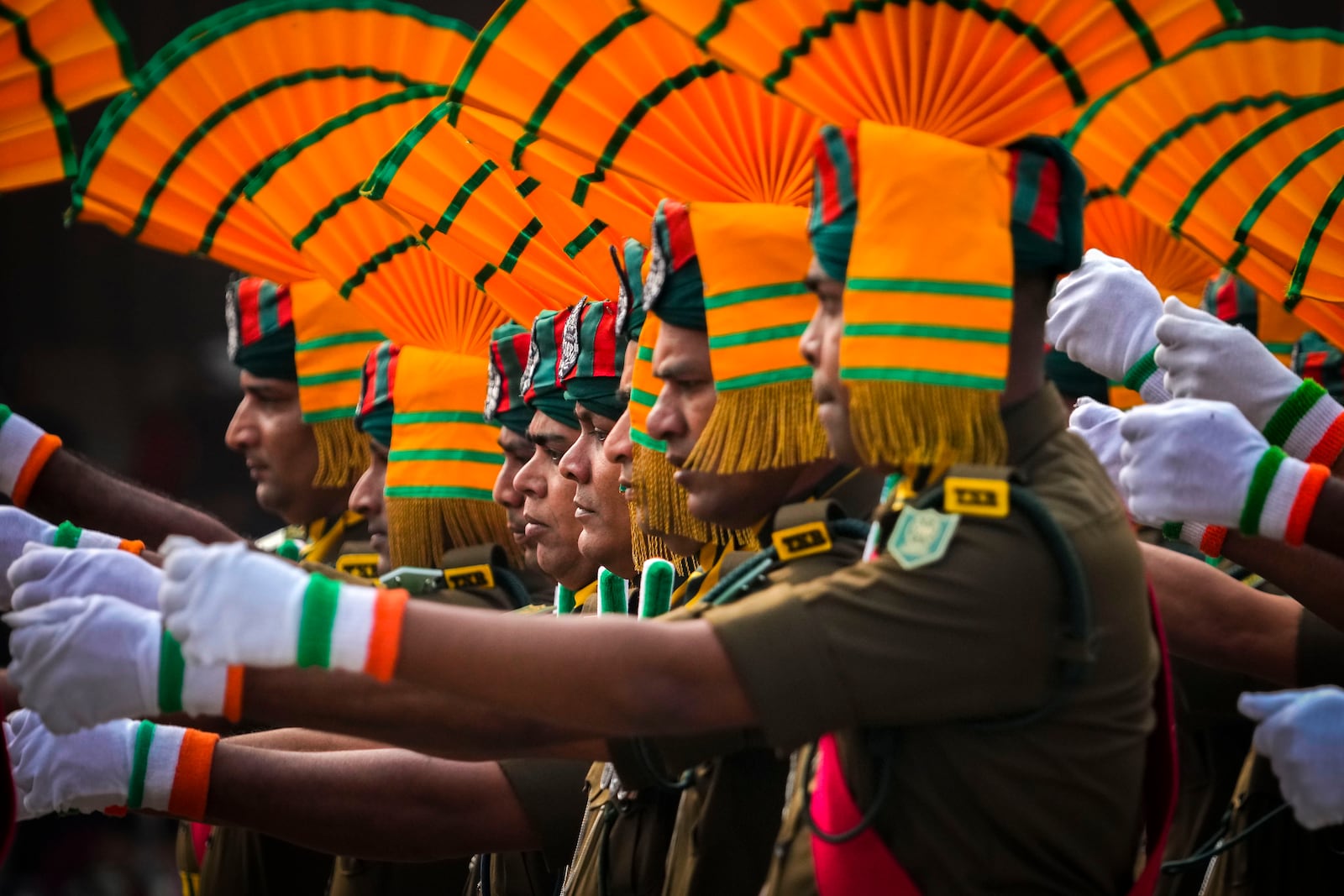 Para military force personnel march during India's Republic Day parade in Guwahati, India, Sunday, Jan. 26, 2025. (AP Photo/Anupam Nath)