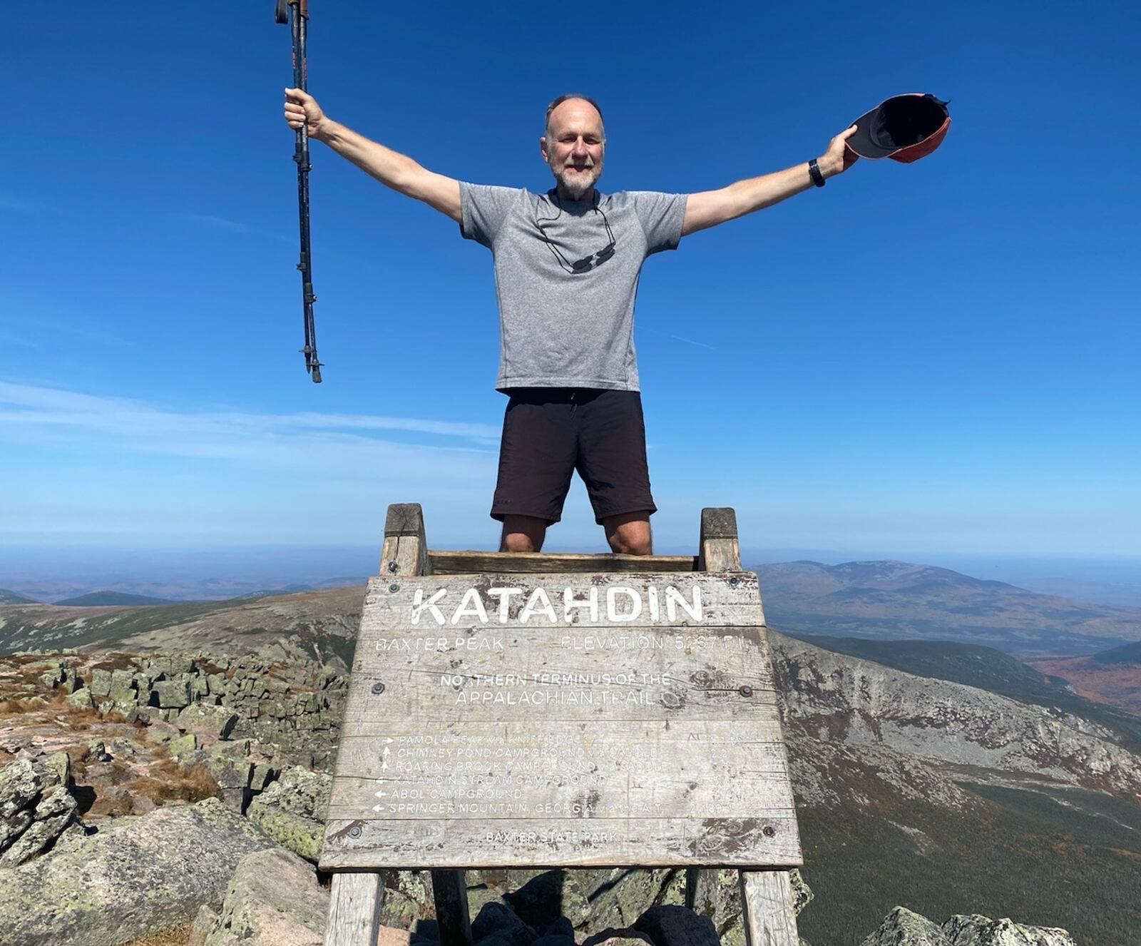 Chris Woodward completed the Appalachian Trail in seven months, hiking 2,000+ miles across 14 states. CONTRIBUTED