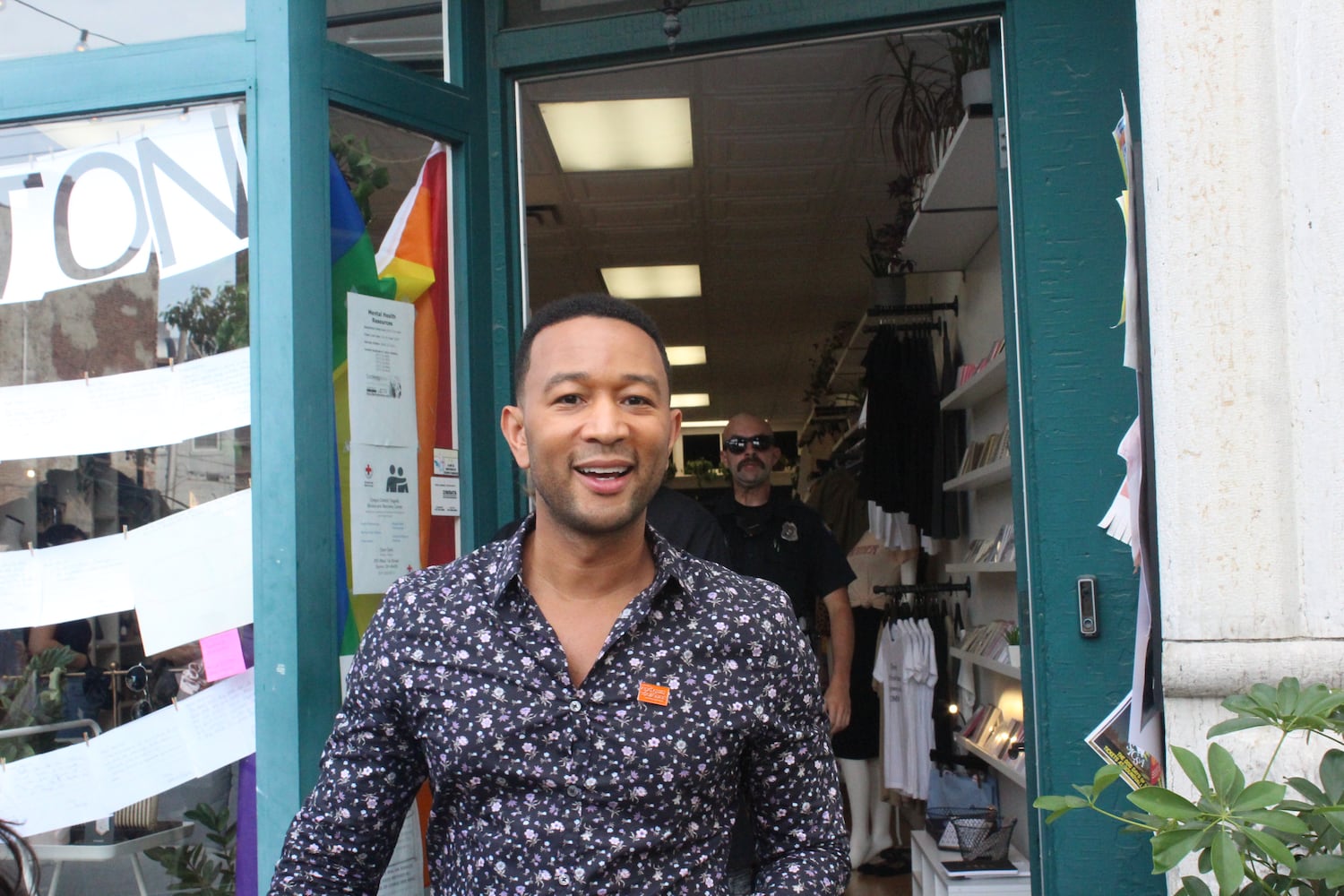 PHOTOS: John Legend visits the Oregon District to show support for the community