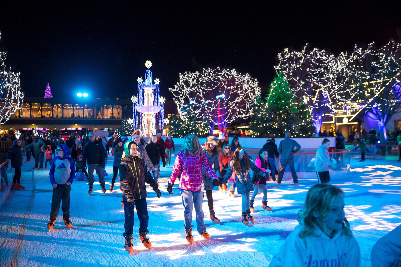 Kings Island will turn into a winter wonderland during the holiday season with gorgeous lights, including an illuminated Eiffel Tower, and an outdoor ice rink. WinterFest returns bigger and better in 2018 with rides, shops, shows, treats, carriage rides, skating and more. The special event opens on Friday, Nov. 23, 2018. CONTRIBUTED