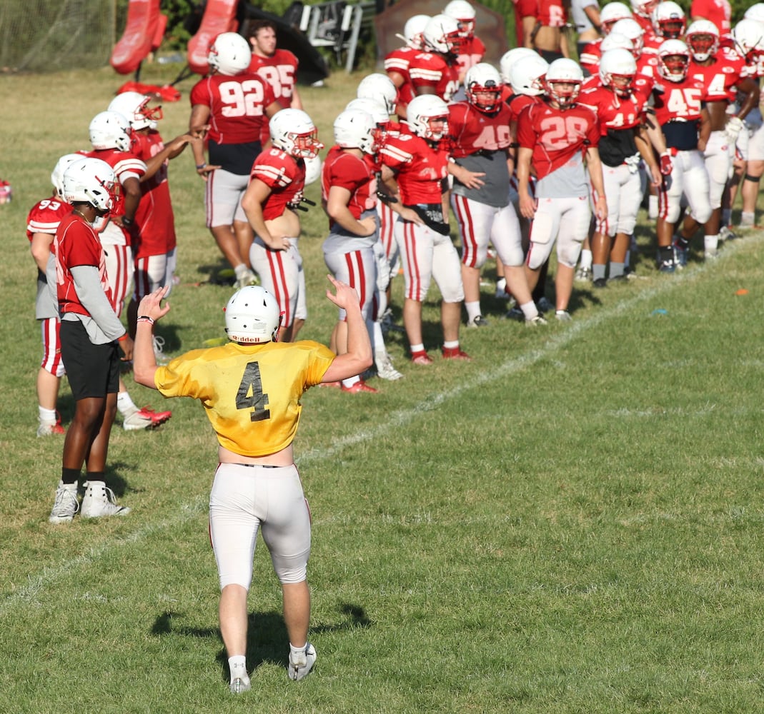 Photos: Wittenberg football preseason practice