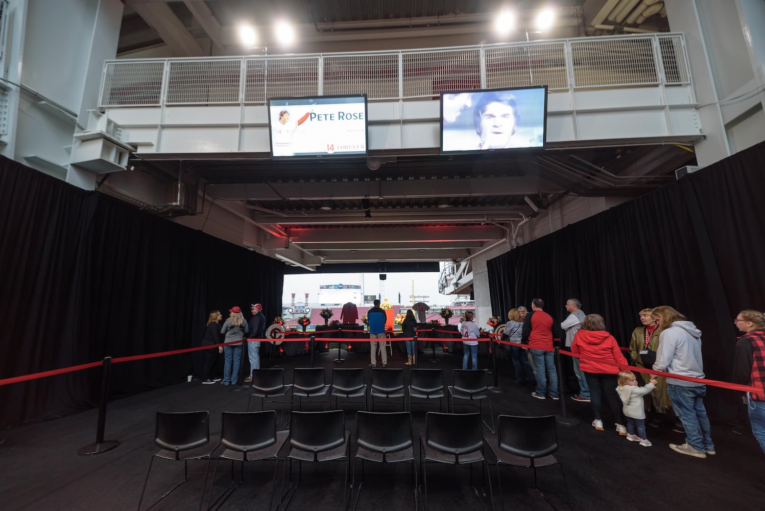 PHOTOS: Pete Rose Memorial Visitation at Great American Ball Park