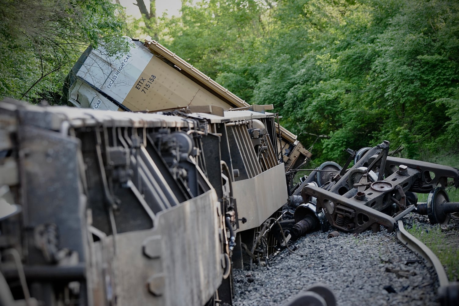 Clark County train derailment