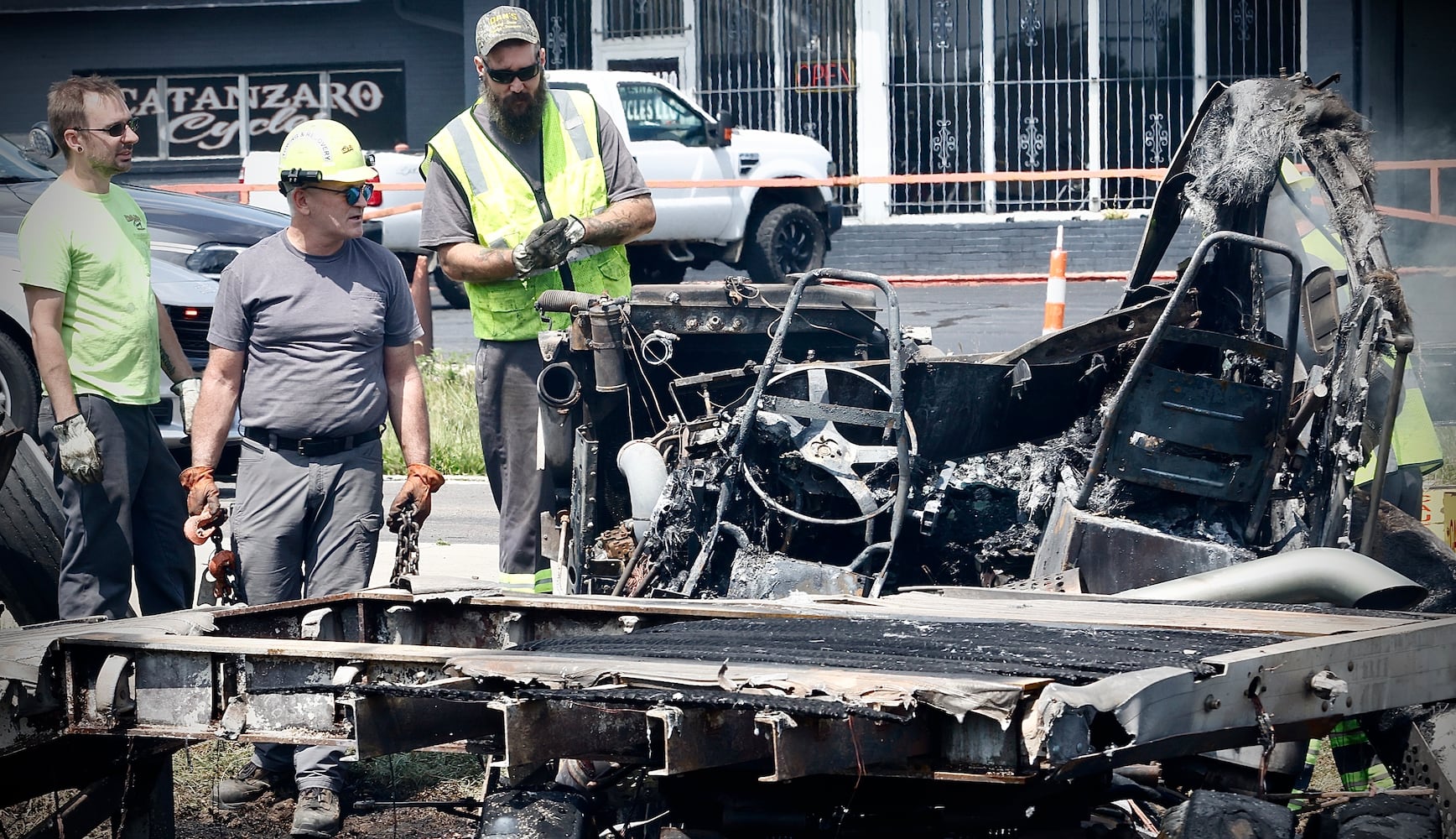 Clark County semi crash