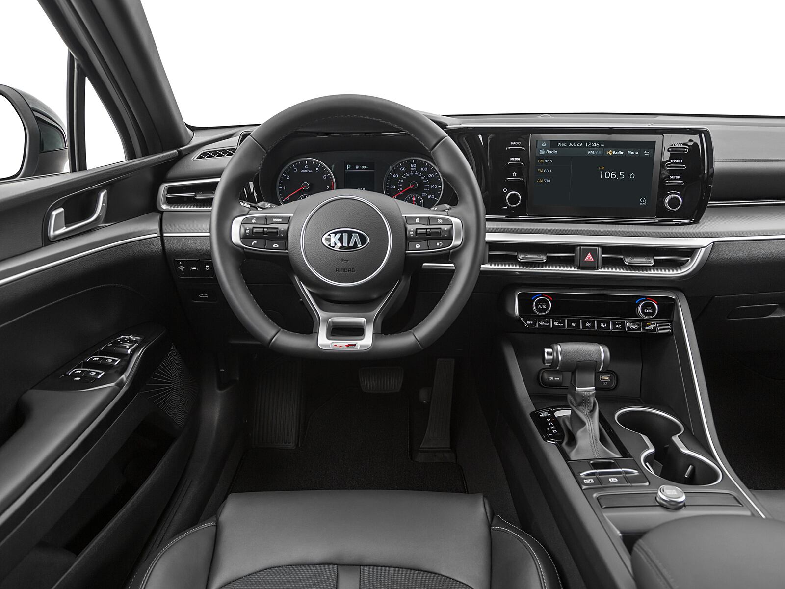 The 2021 Kia K5 GT interior. Metro Creative News photo