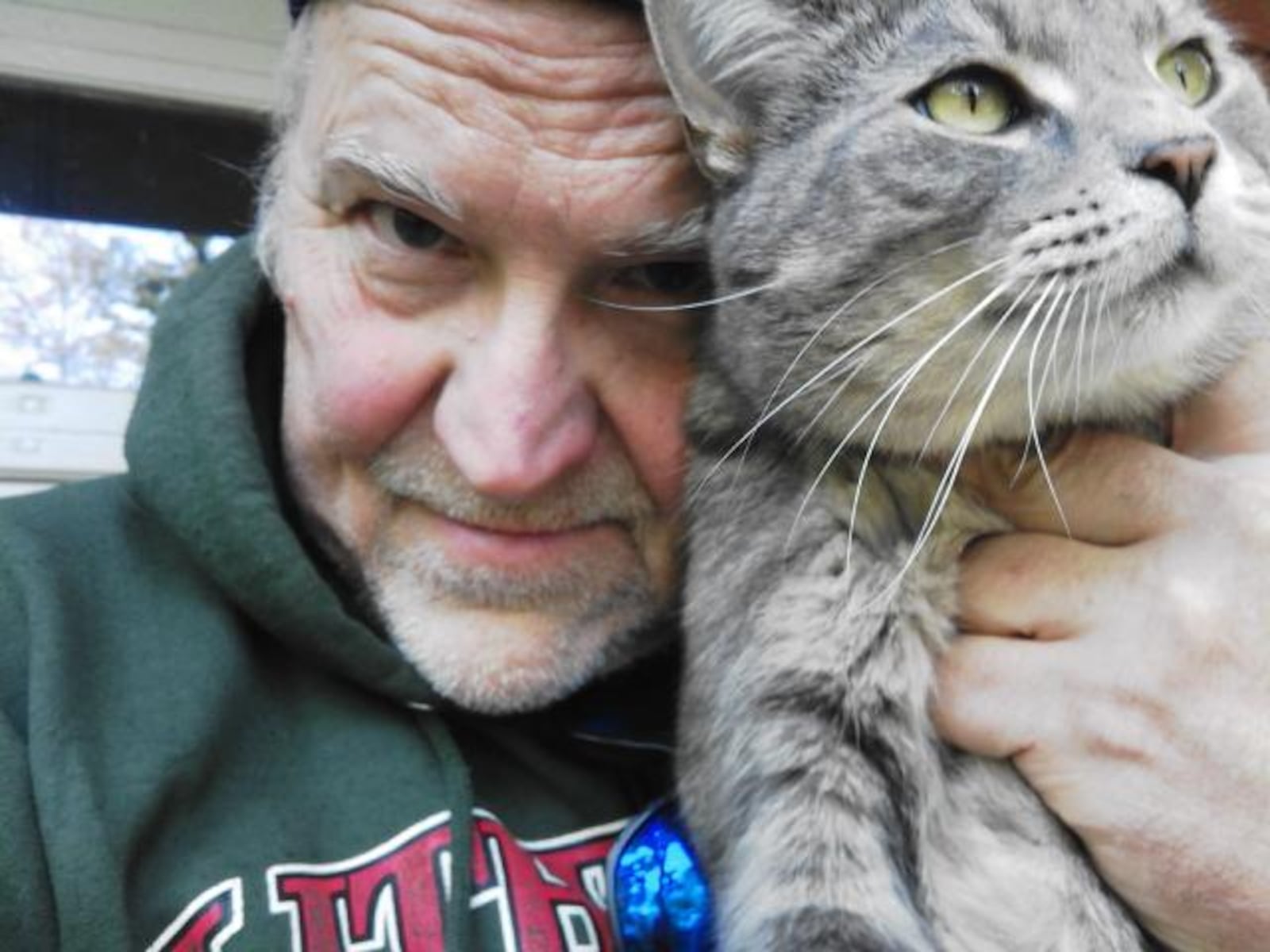 Vick Mickunas with his cat Wiley. CONTRIBUTED