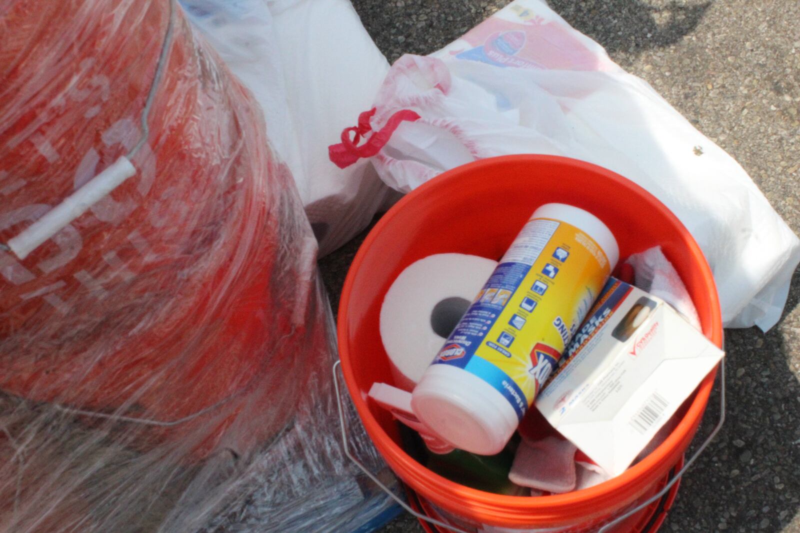 A donation center was set up following last week's tornadoes at Pippin’s Market in Trotwood.  Needed items include cleaning supplies, deodorant, body wash and baby items like diapers, wipes, baby food and formula.